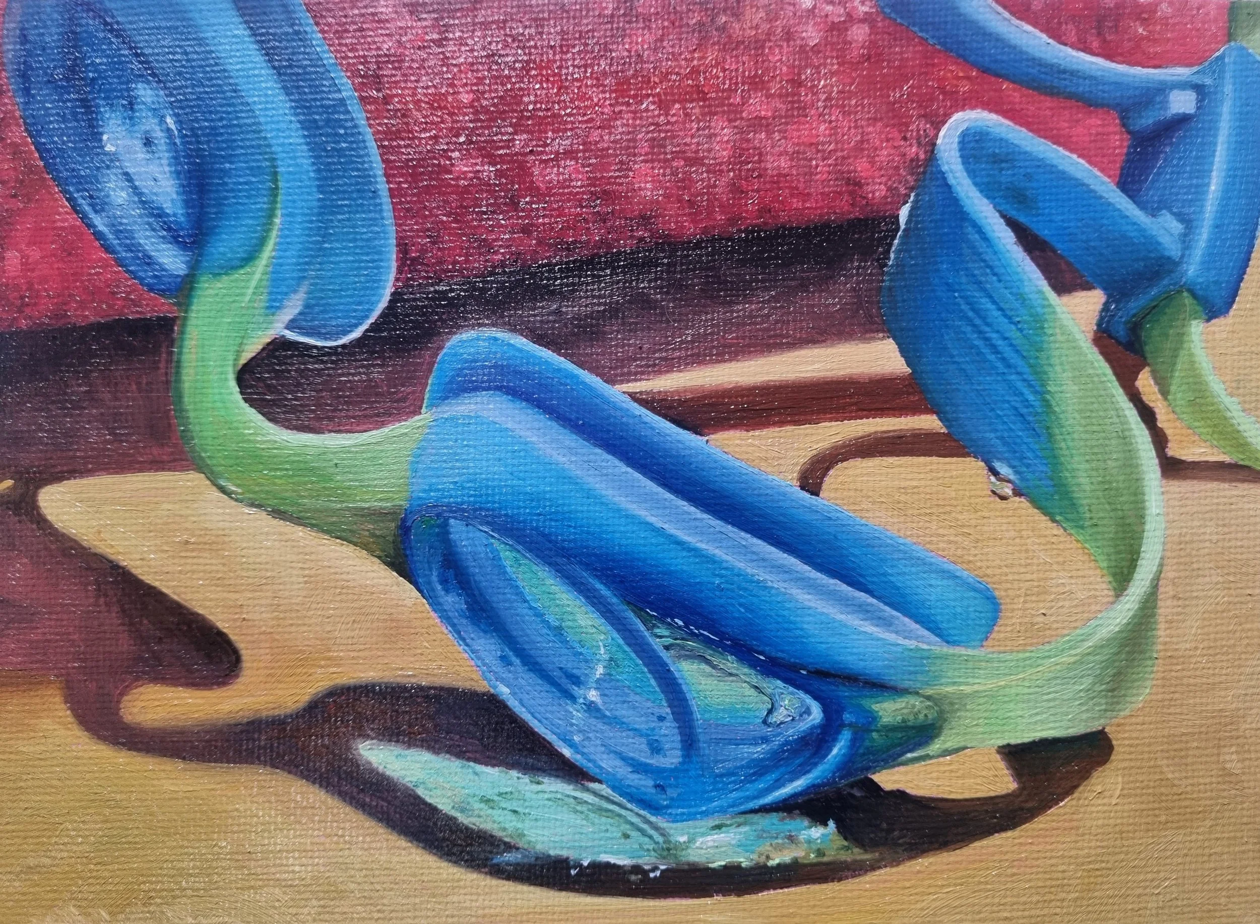 At Rest, 13cm x 18cm, Oil on Canvas Board