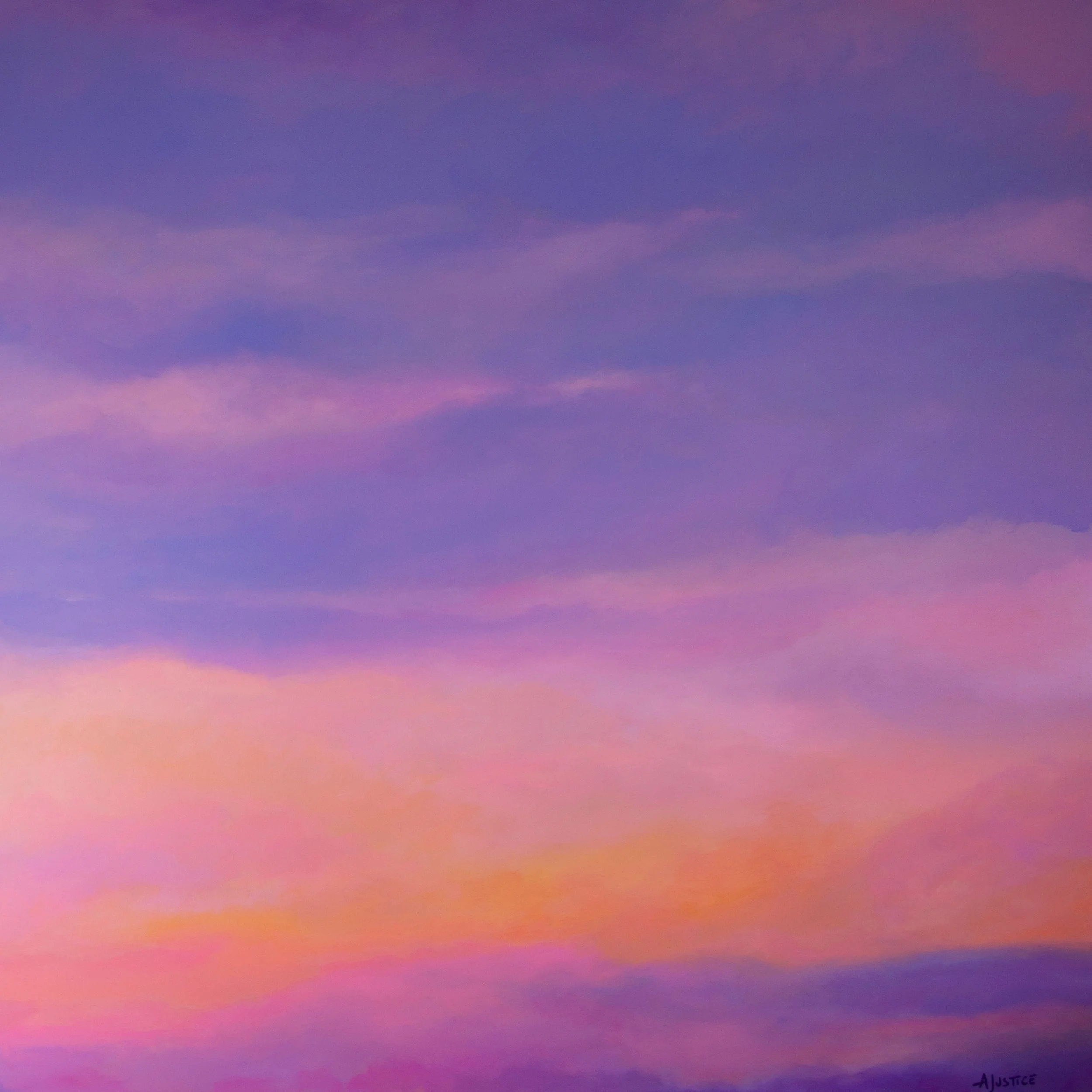 My Soul Can Breathe, 91cm x 91cm, Acrylic on Canvas