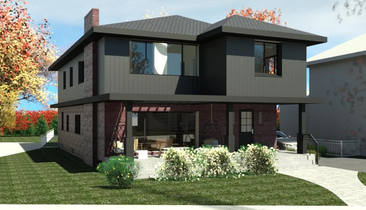 CONCEPTUDE - Perspective extension maison