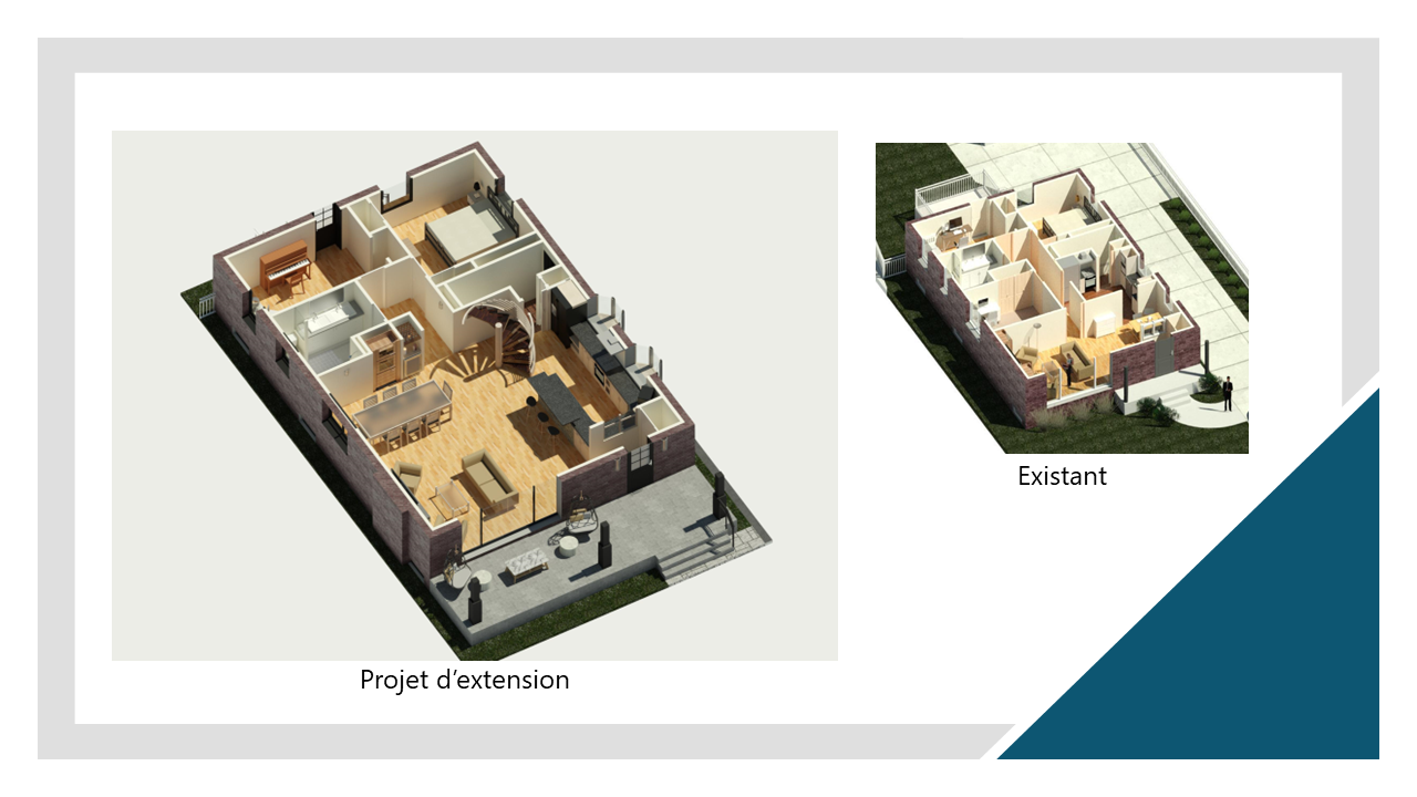 CONCEPTUDE - Visuel 3D avant après