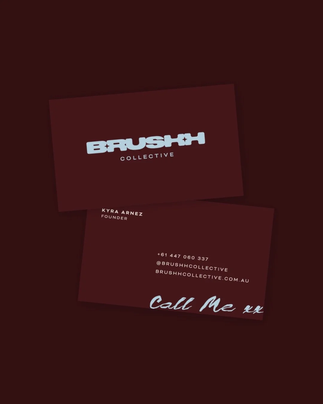 Some juicy brand details for BRUSHH collective ✦ 

Creative collab with @__thebloomroom