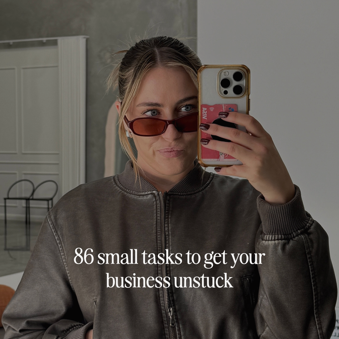86 small tasks to get your business unstuck