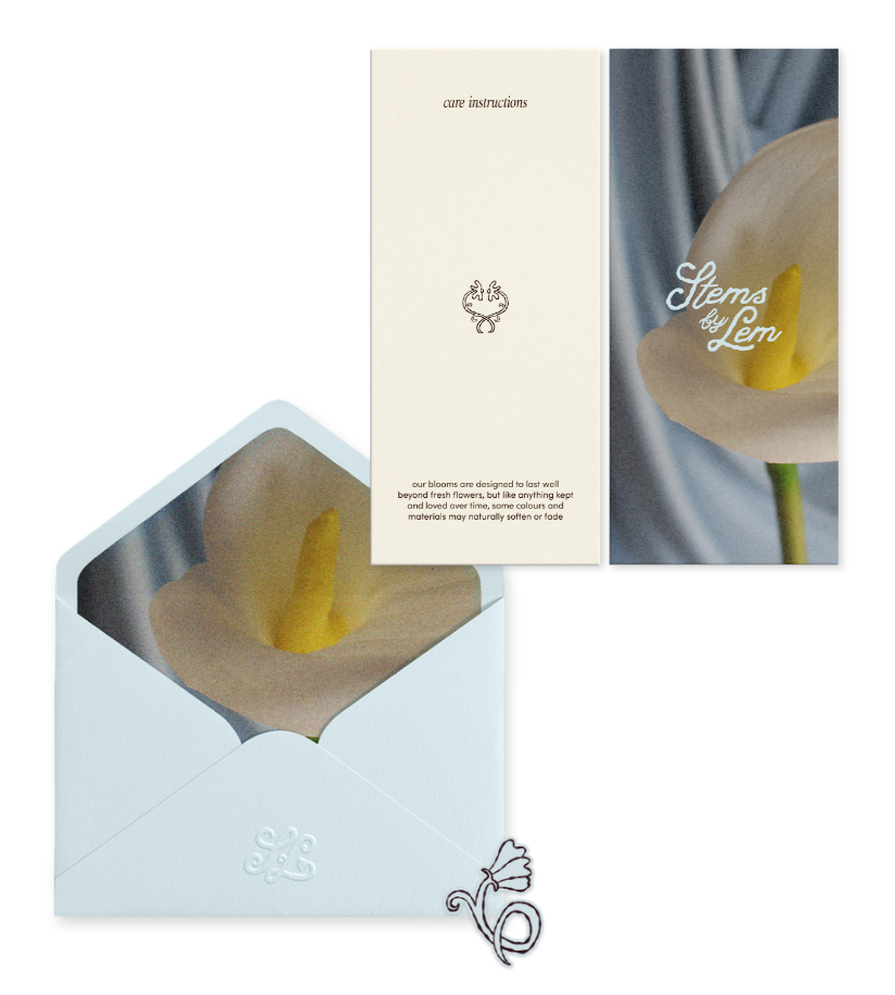 Brand identity for creative florists