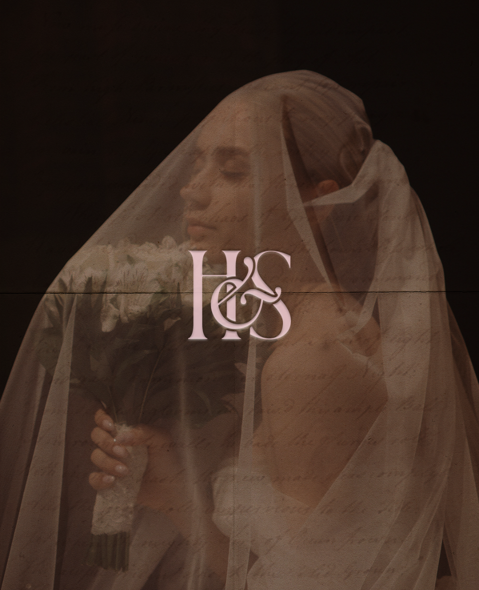 romantic wedding brand design by heart & soul creative