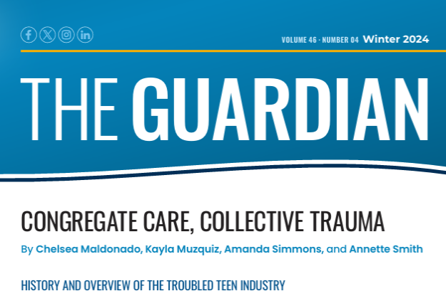 Amanda Simmons Co-Authors “Congregate Care, Collective Trauma” in NACC’s The Guardian