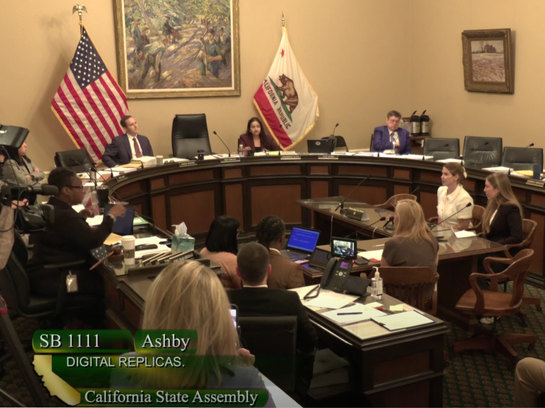 Amanda Simmons Testifies in Support of SB 1111 Before the Assembly Public Safety Committee