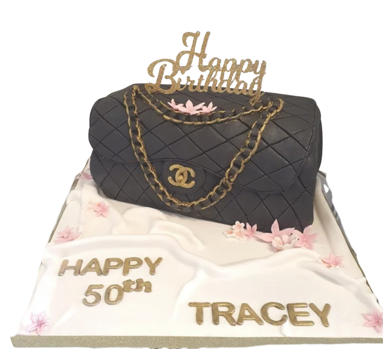 Black Chanel handbag