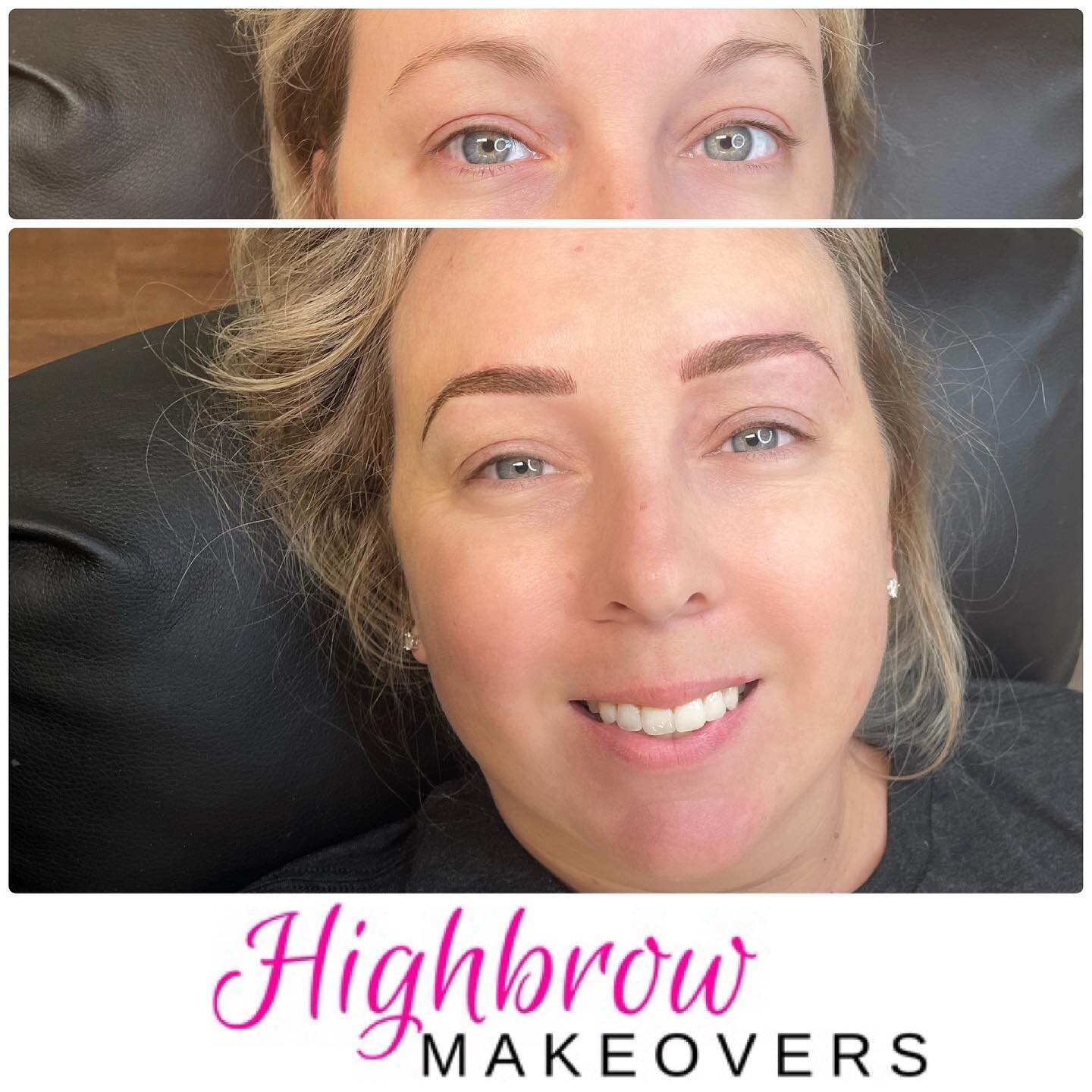 Beautiful person, beautiful brows 😍 Whatever your brow goals are, let&rsquo;s reach those goals together!  Book today at highbrowmakeovers.com