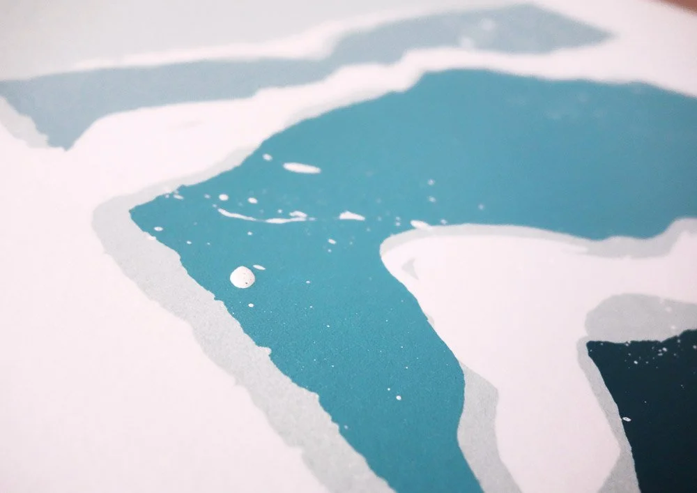 Cornish Breakers wave art
