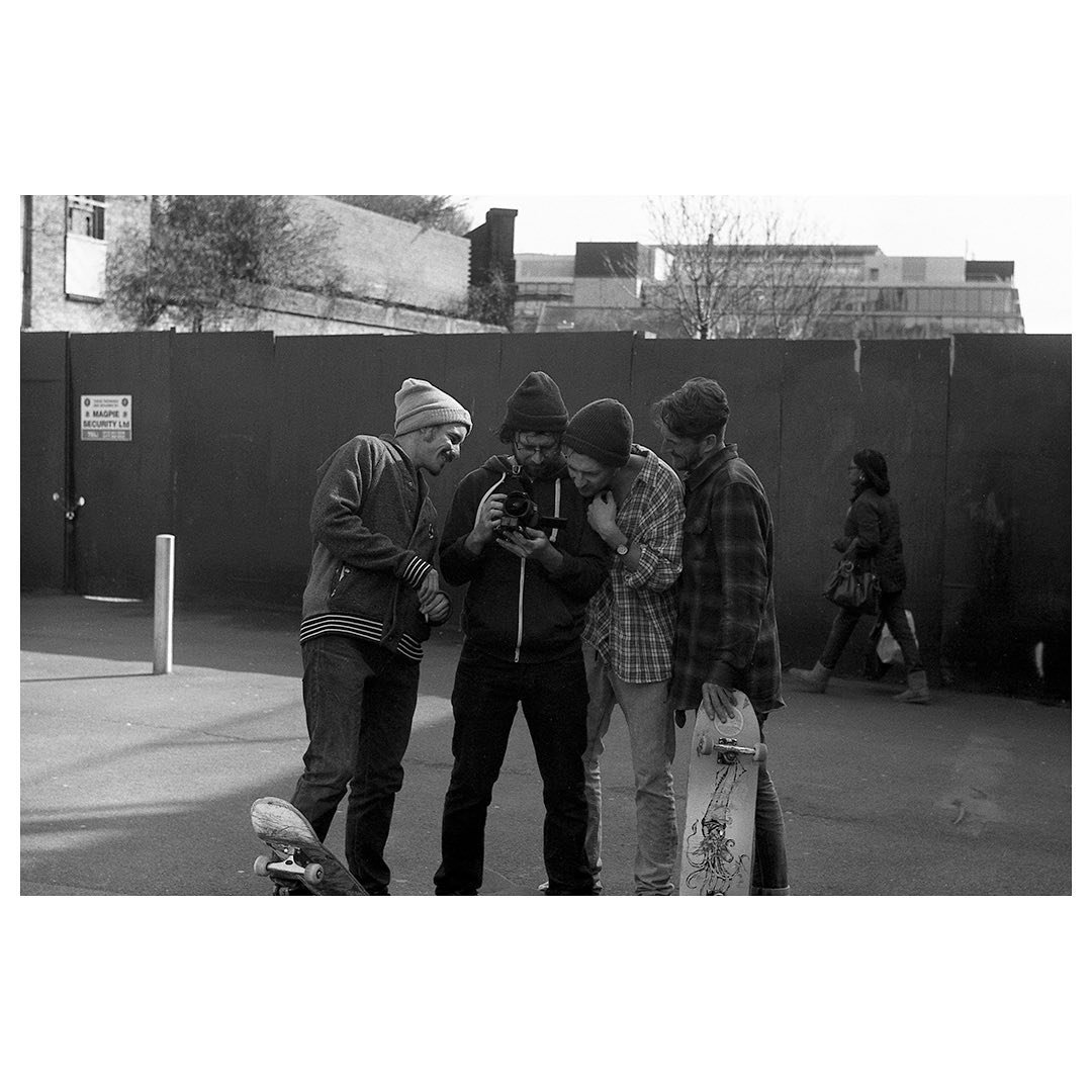 A couple more 35mm shots from the archives. ⁣
⁣
Nay, Neil, Tom &amp; Rees, 2014.⁣
Charlie &amp; Joe, 2021. This one features in my new &lsquo;Pointing and shooting&rsquo; zine, amongst loads more recent stuff - available on my site for &pound;8.⁣
⁣
#