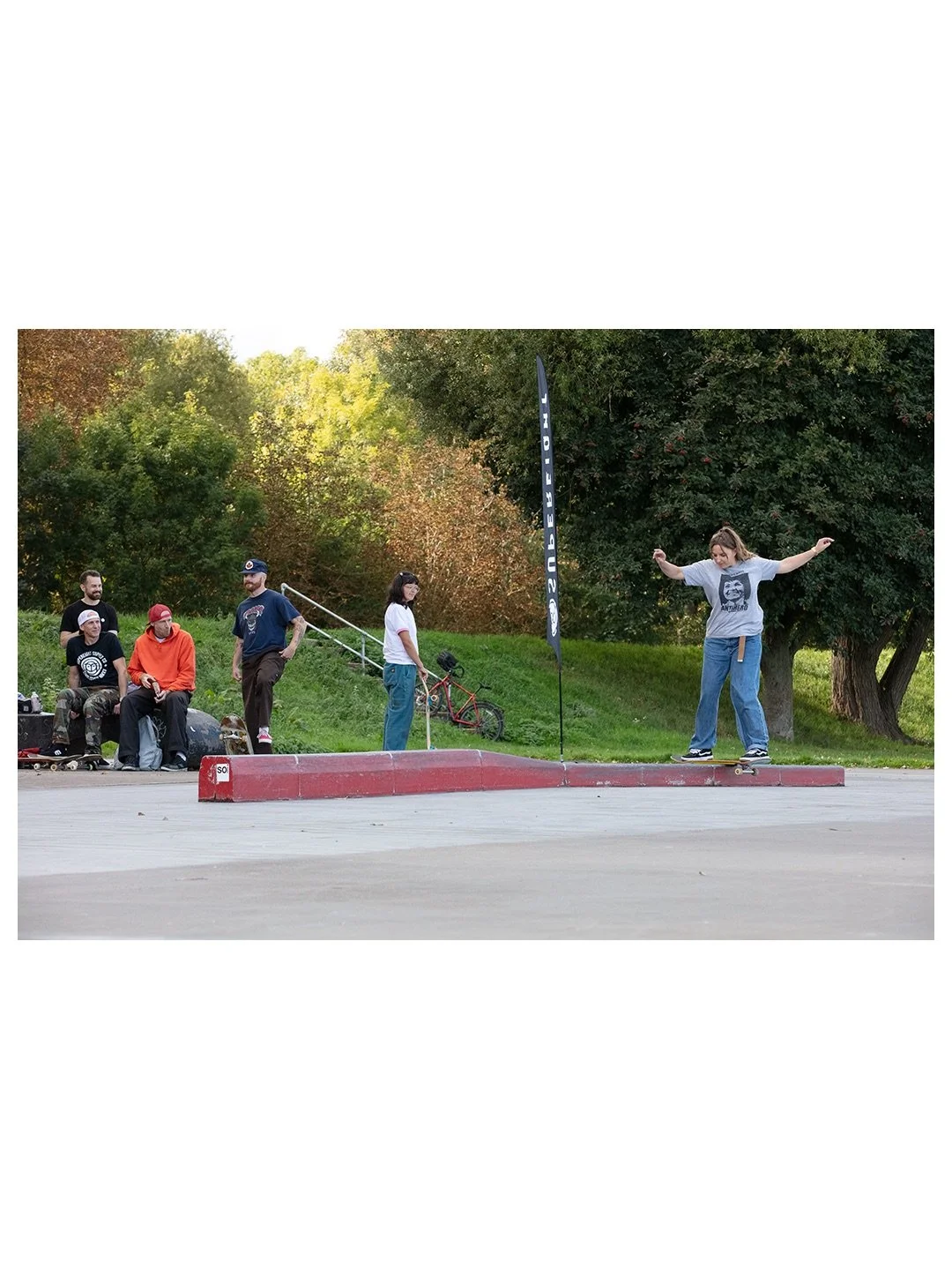 @jessiemeowx during the Joshua Dale skatepark jam in Colwick, at the end of our Skateboarding in the City III festival. ⁣
⁣
See more about the next developments of this skatepark space via @skatenottingham!⁣
⁣
#skateboardphotography #joshuadaleskatep