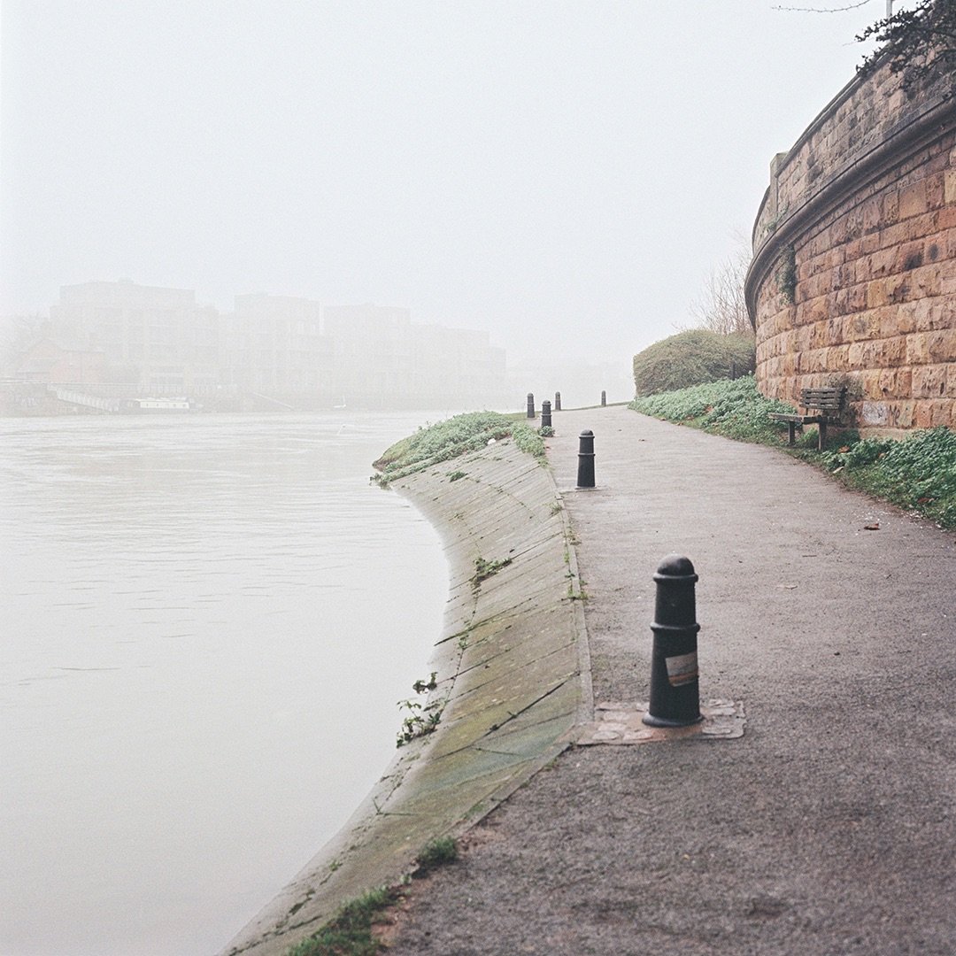 More winter West Bridgford.⁣
⁣
Hasselblad 500C/M &amp; Kodak Gold 200.⁣
⁣
@lensfayre #filmaintdead #hasselblad500cm #outwestinbridgford