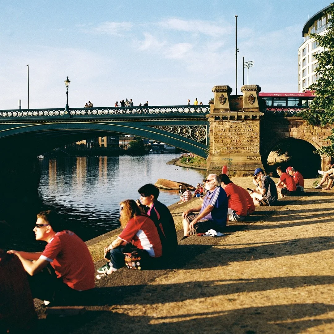 A film and a half shot along my favourite stretch of the river Trent during the recent eclipse. I walk, cycle &amp; photograph this space often, so it was nice to see it so busy with everyone brought together for one unifying event. ⁣
⁣
There was als