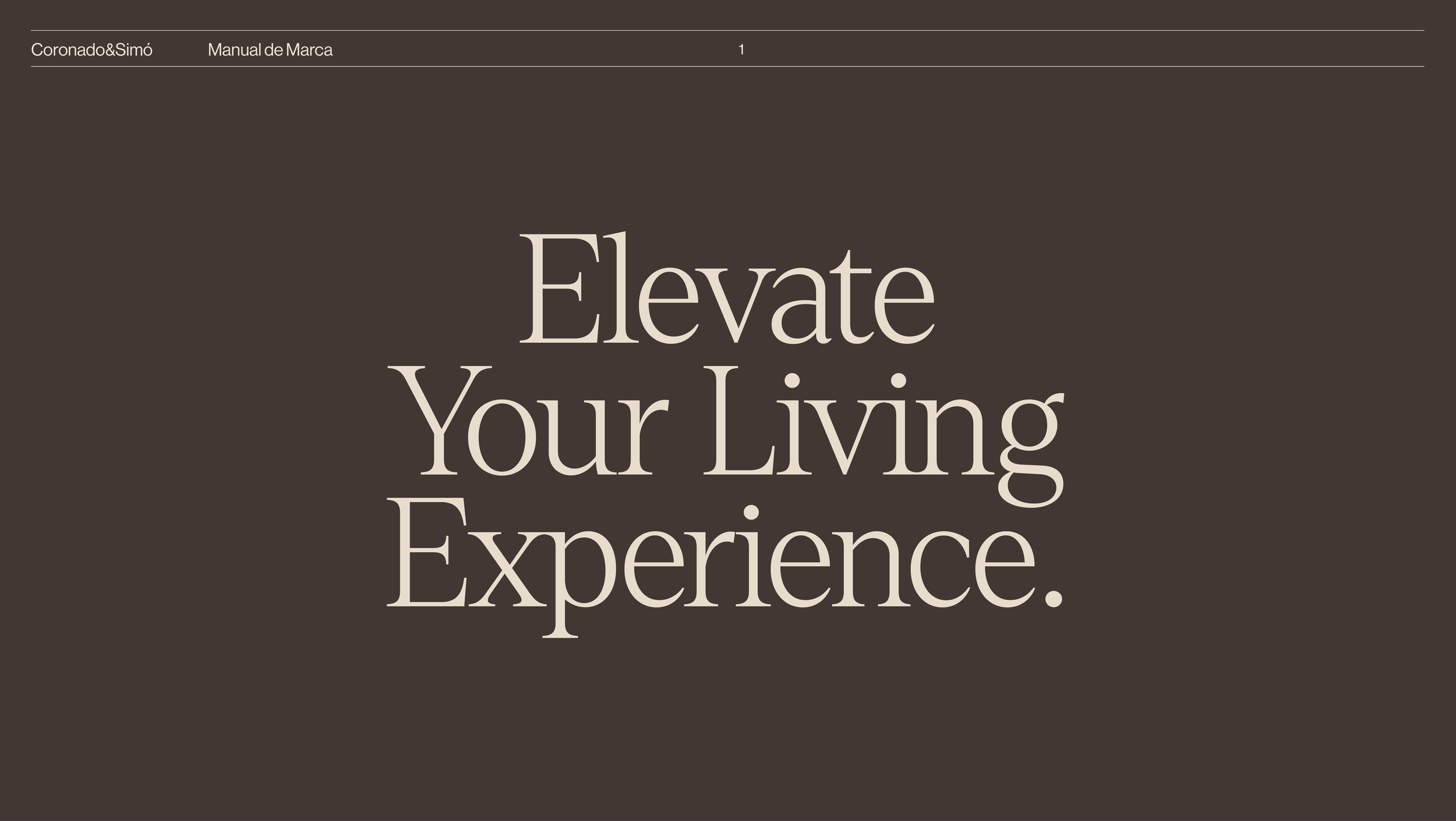 Claim o slogan de Marca para Identidad Corporativa de CoronadoSimo un estudio de Arquitectura situado en València