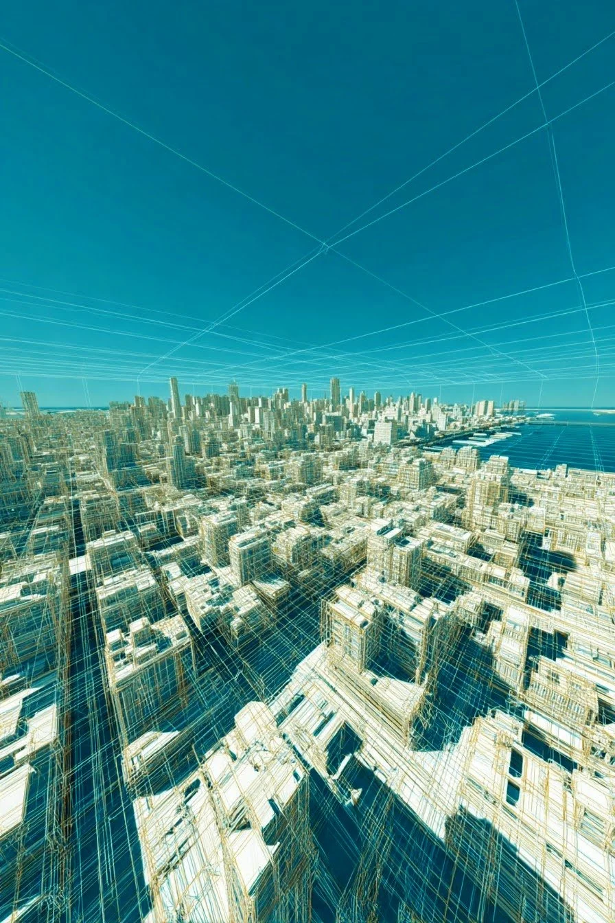 City previsualization render