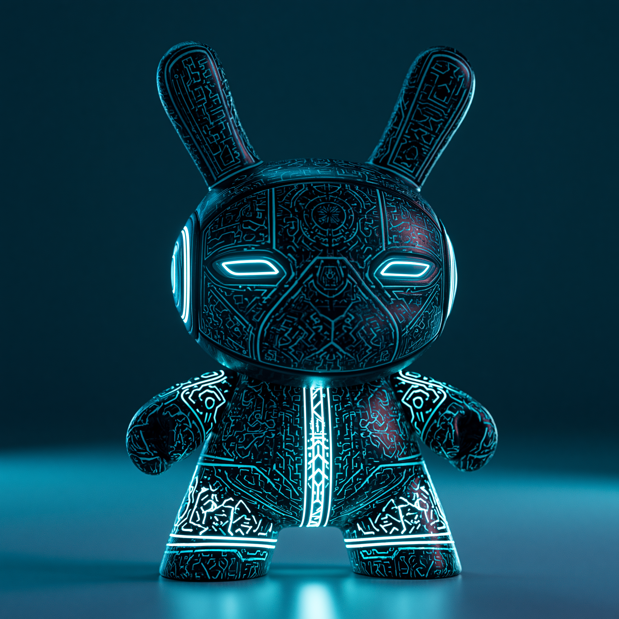 'CYBERDUN' Custom Dunny, Kidrobot, 2006