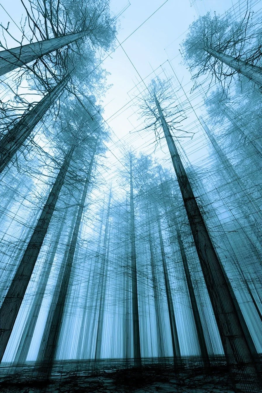 Forest previsualization render