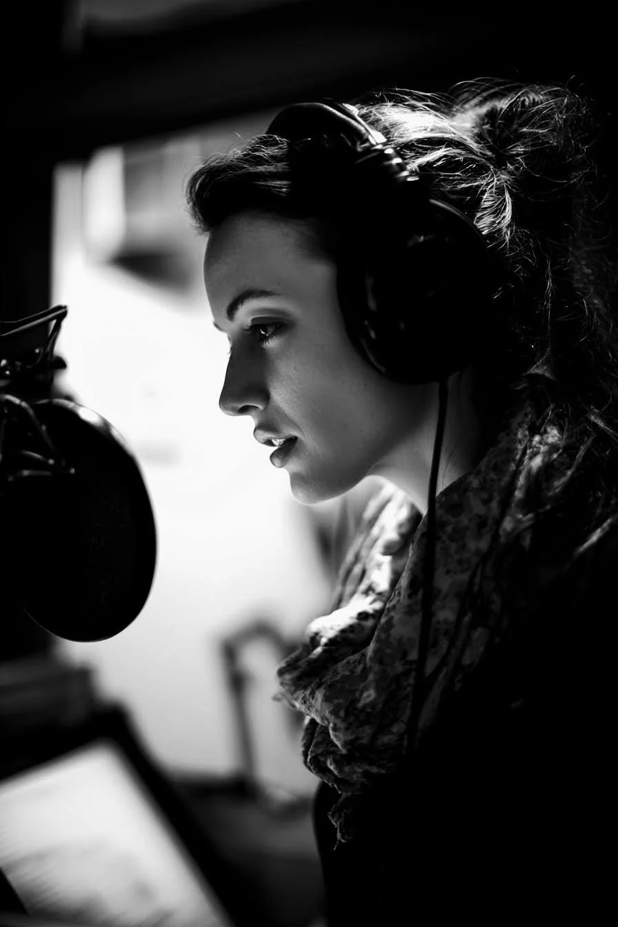 VO recording session