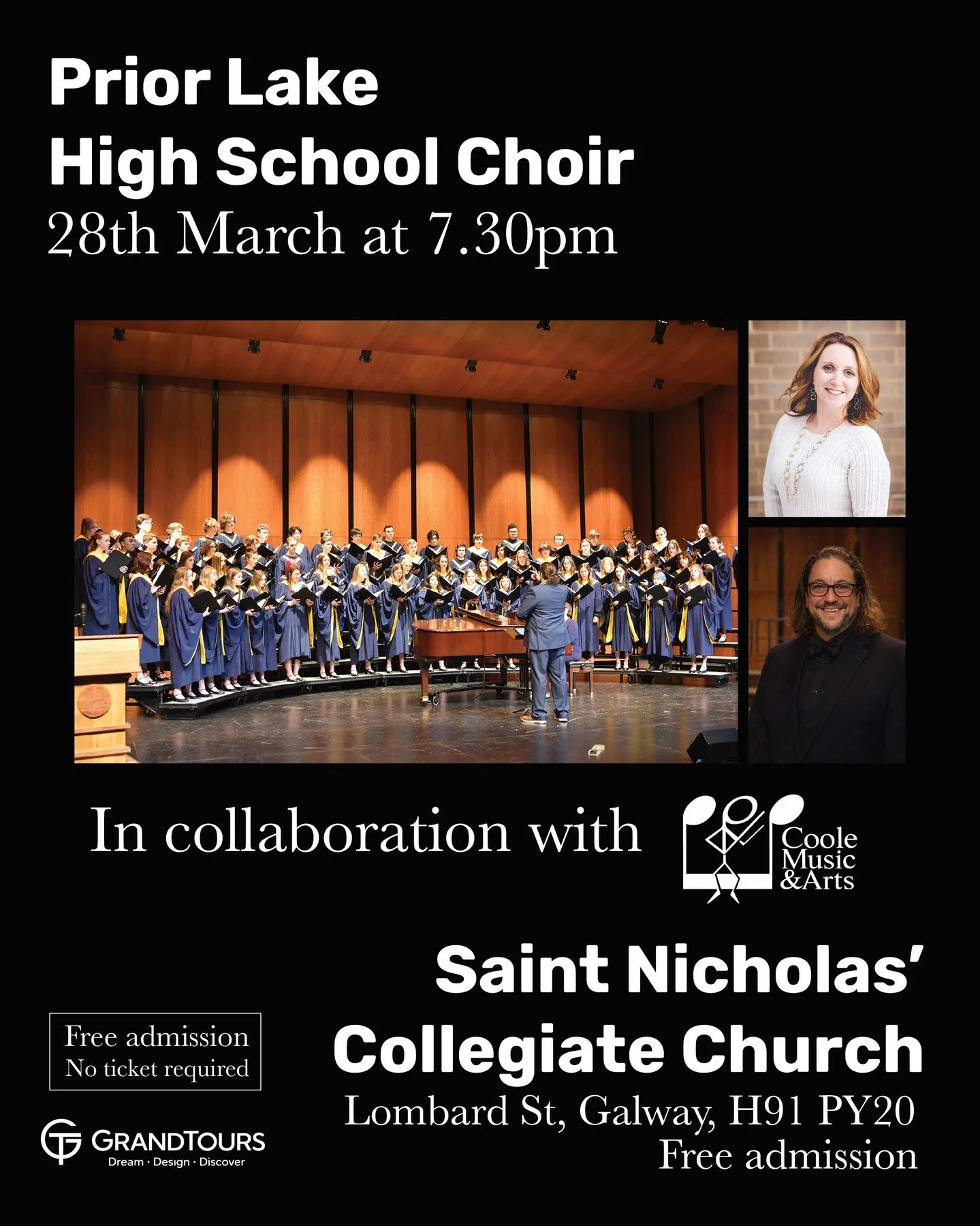 We are delighted to be welcoming the priorlake_highschool choir from Minnesota to Ireland for their March 2026 tour 🇮🇪✨

Directed by Rob Hahn and Randi Erlandson, this talented group of auditioned singers (grades 10&ndash;12) represents the vibrant