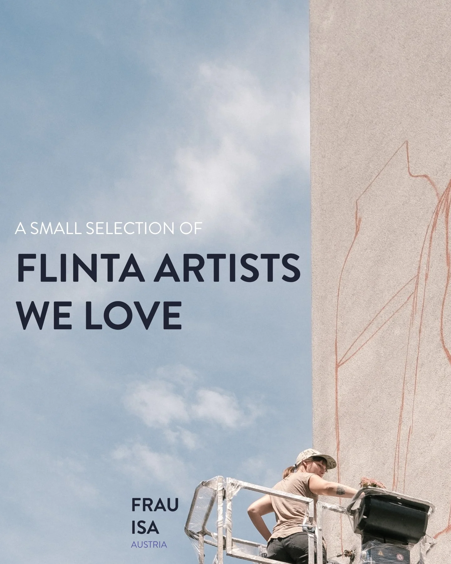 A small selection of FLINTA artists we truly admire and want to highlight &mdash; of course, there are so many more whose work deserves visibility, but today we&rsquo;re focusing on these voices ❤️

✨FLINTA artists, we warmly invite you to use the co
