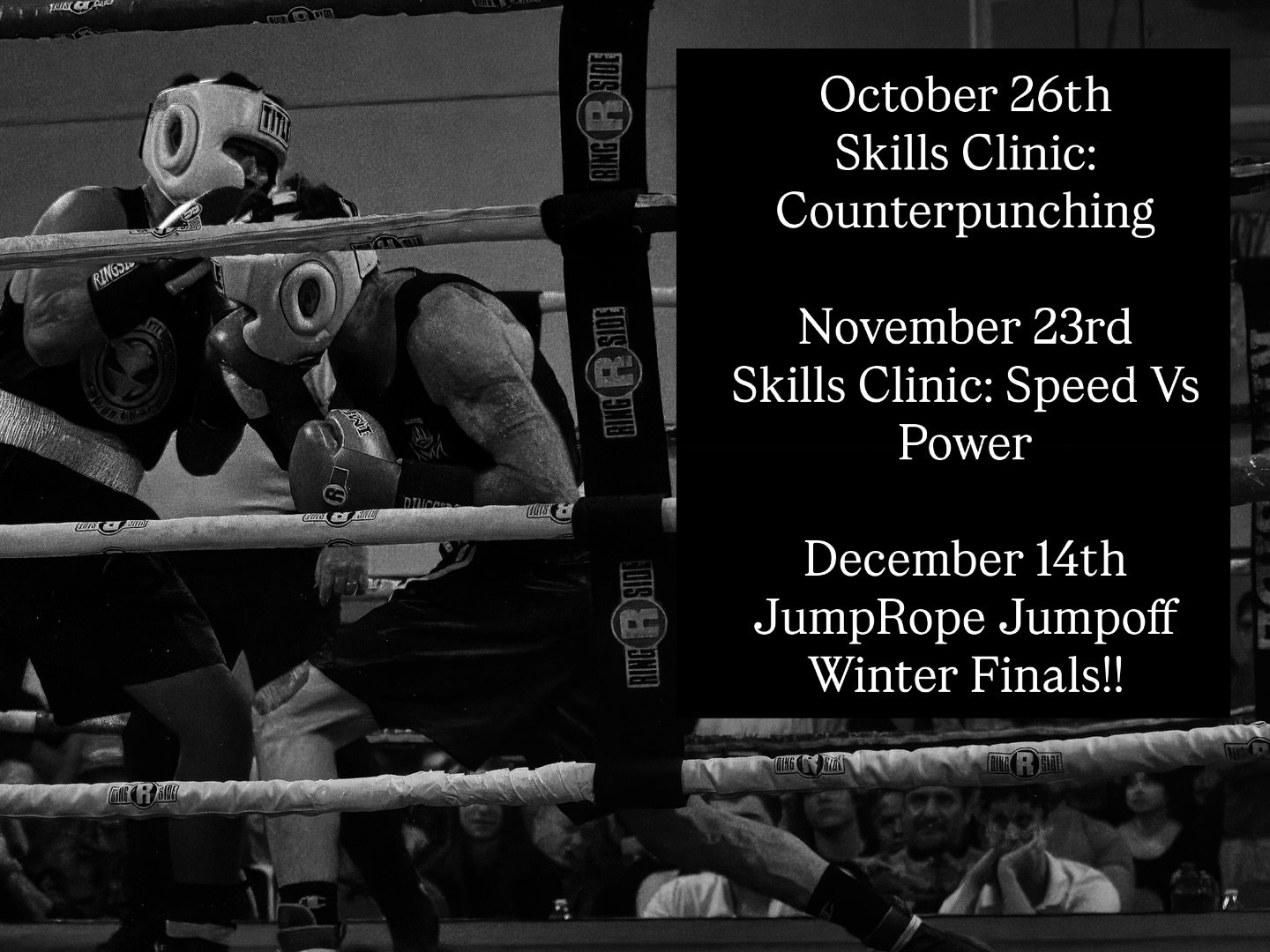 Three unique classes. Three chances to level up. Don&rsquo;t miss it. Thats-boxing.com for all the details and sign ups. Dm with any questions. Let&rsquo;s finish this year strong!!!