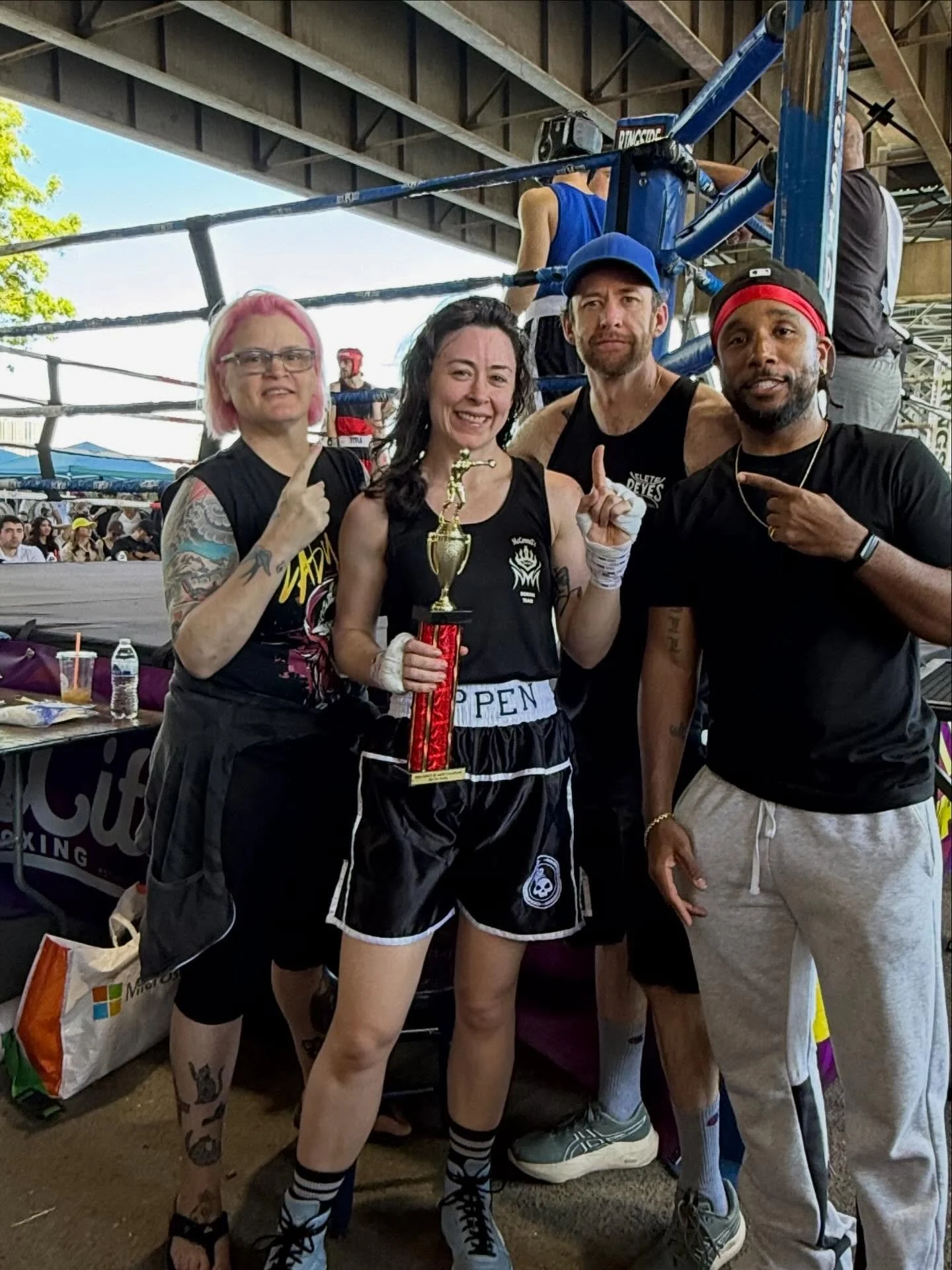 Abigail got a great win this weekend at the waterfront Cinco de Mayo festival. Hard work and persistence pay off, Jabigail stays ready to rumble and took care of business with a second round tko. @snailsies @mcconnells_boxing_academy