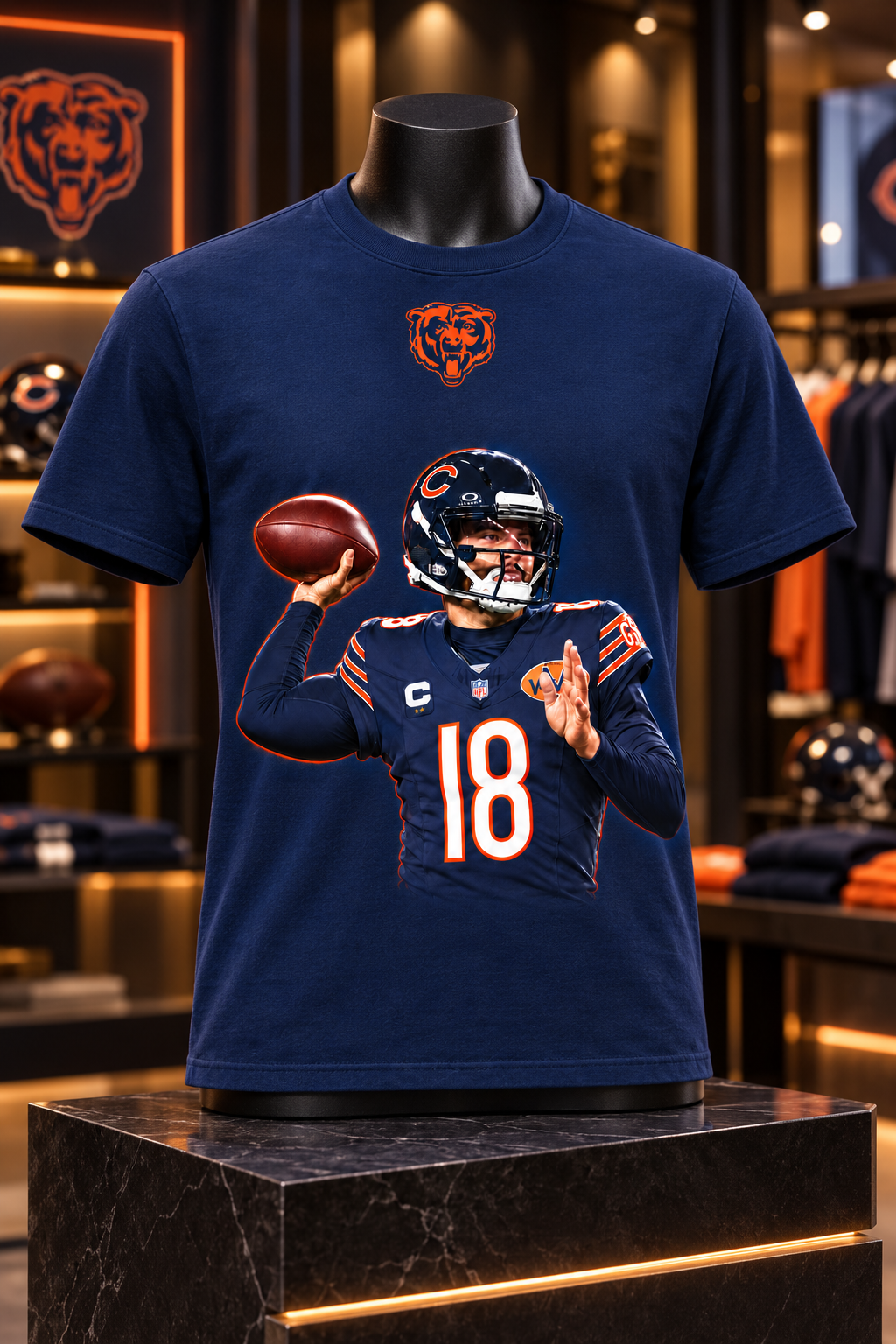 Caleb Williams “The Iceman” No. 18 Game Day T-Shirt