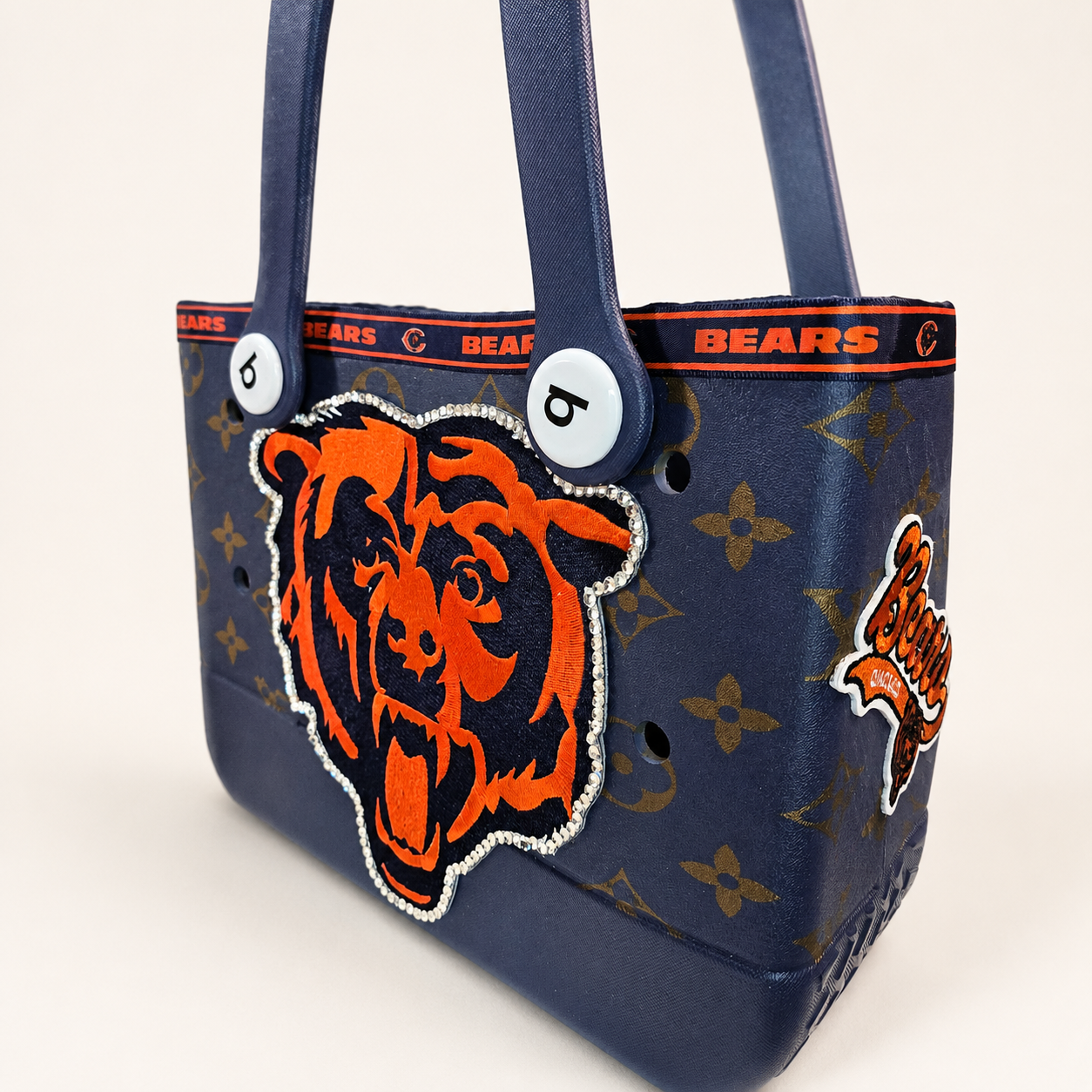 Navy monogram bag with bear patches.png