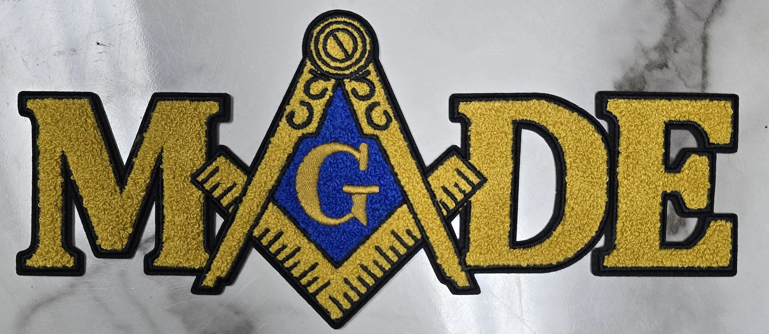 M.A.D.E. Masonic Chenille Patch (Lg)