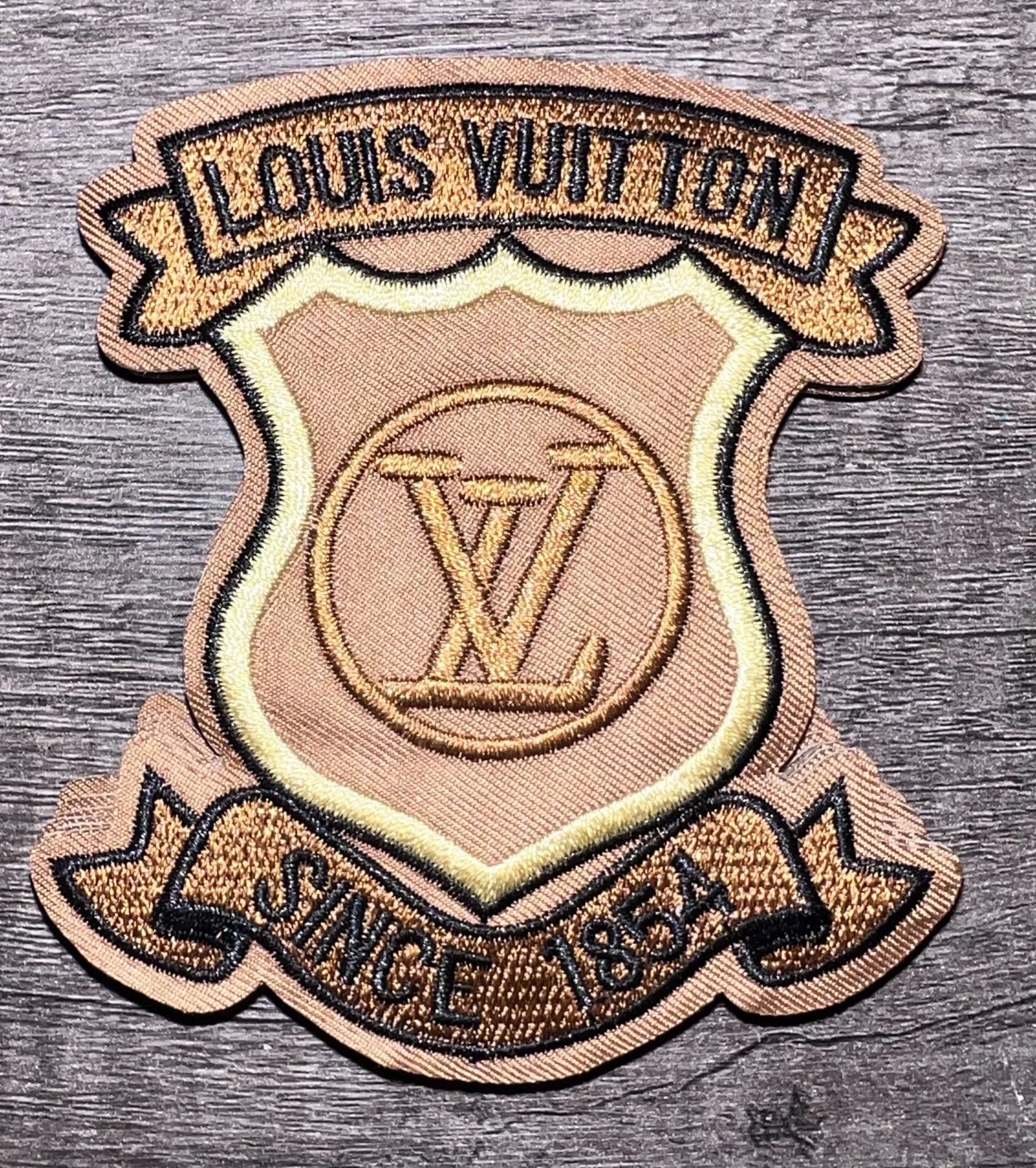 Luxury Monogram Inspired Shield Patch (sm)