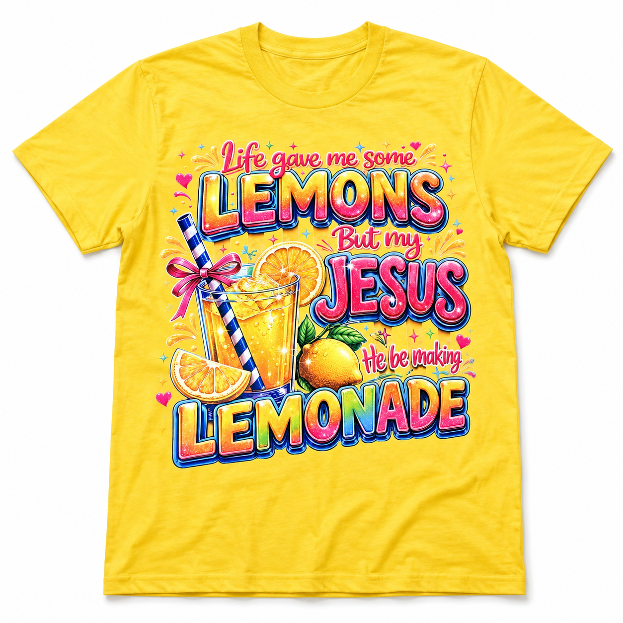 Jesus Makes Lemonade DTF Graphic T-Shirt