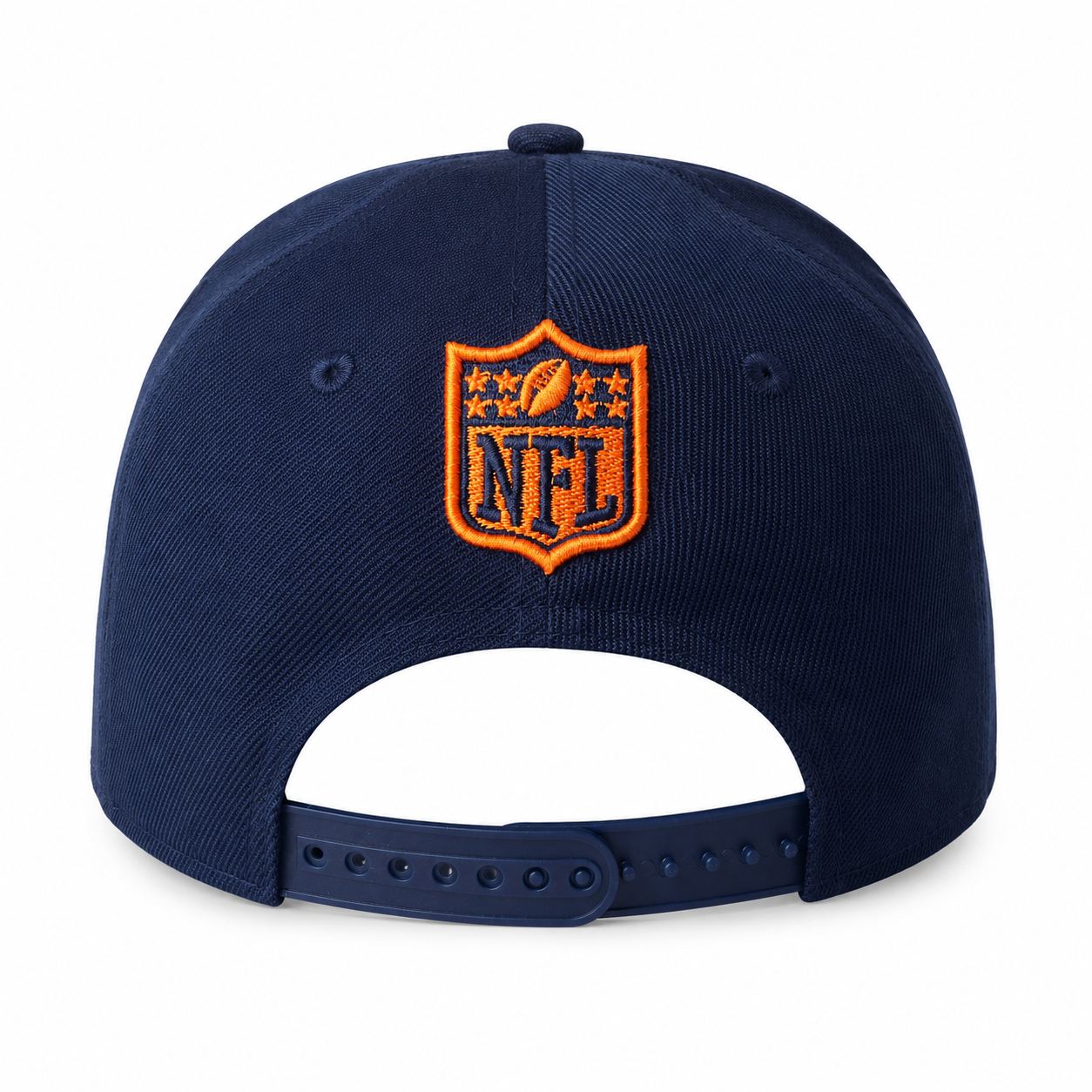 Navy Chicago Bears snapback, rear view.png