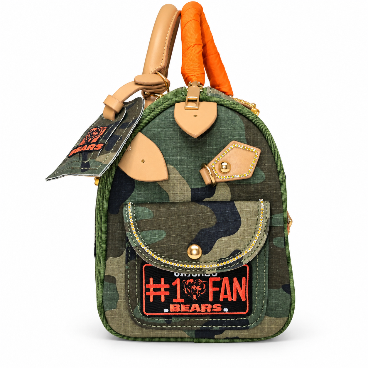 Chicago Bears Camouflage Handbag on White(1).png
