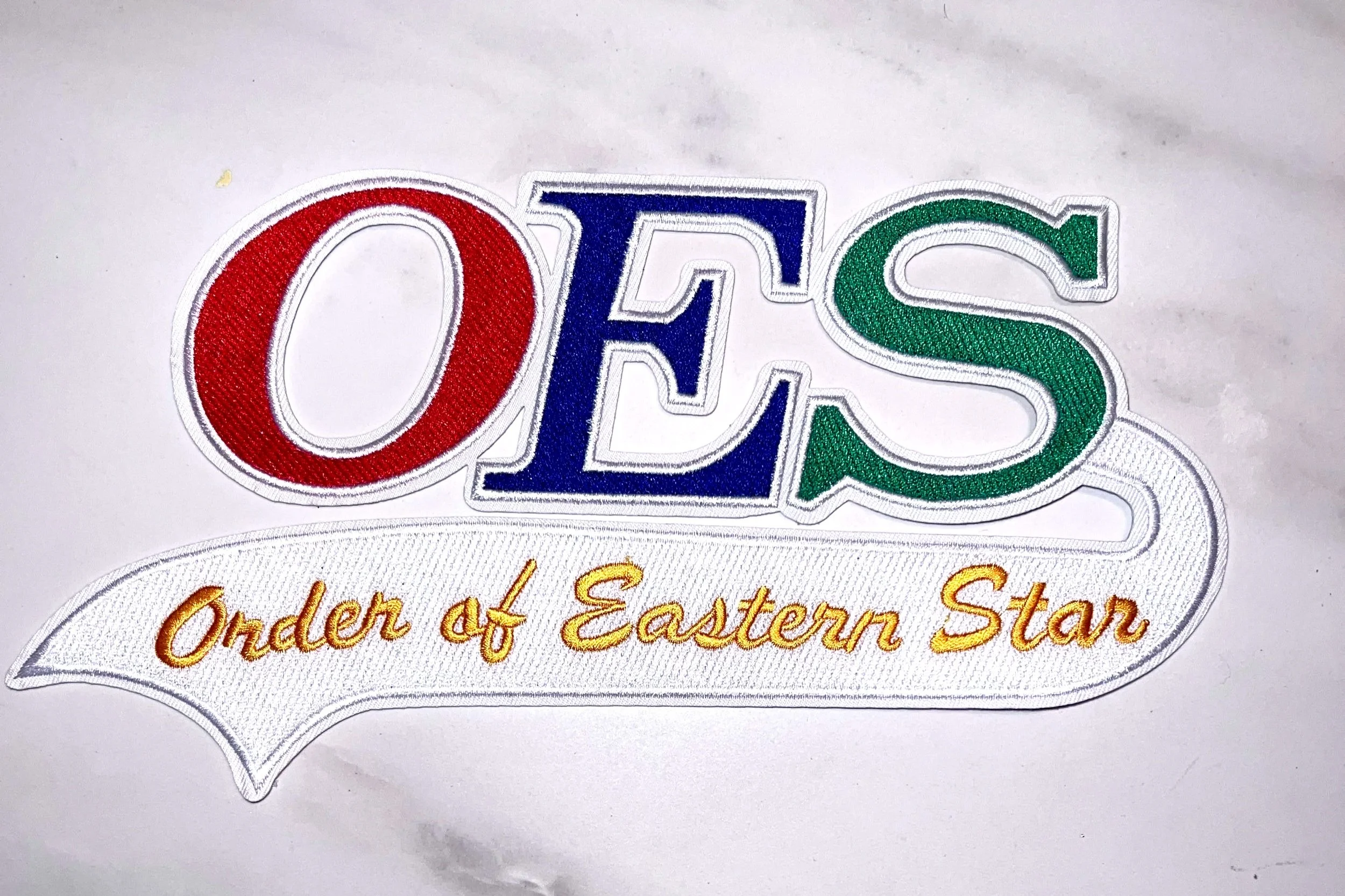 OES Order of Eastern Star Embroidered Patch (LG)