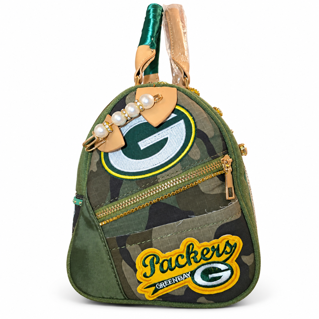 Handmade Green Bay Packers Camouflage Handbag(1).png