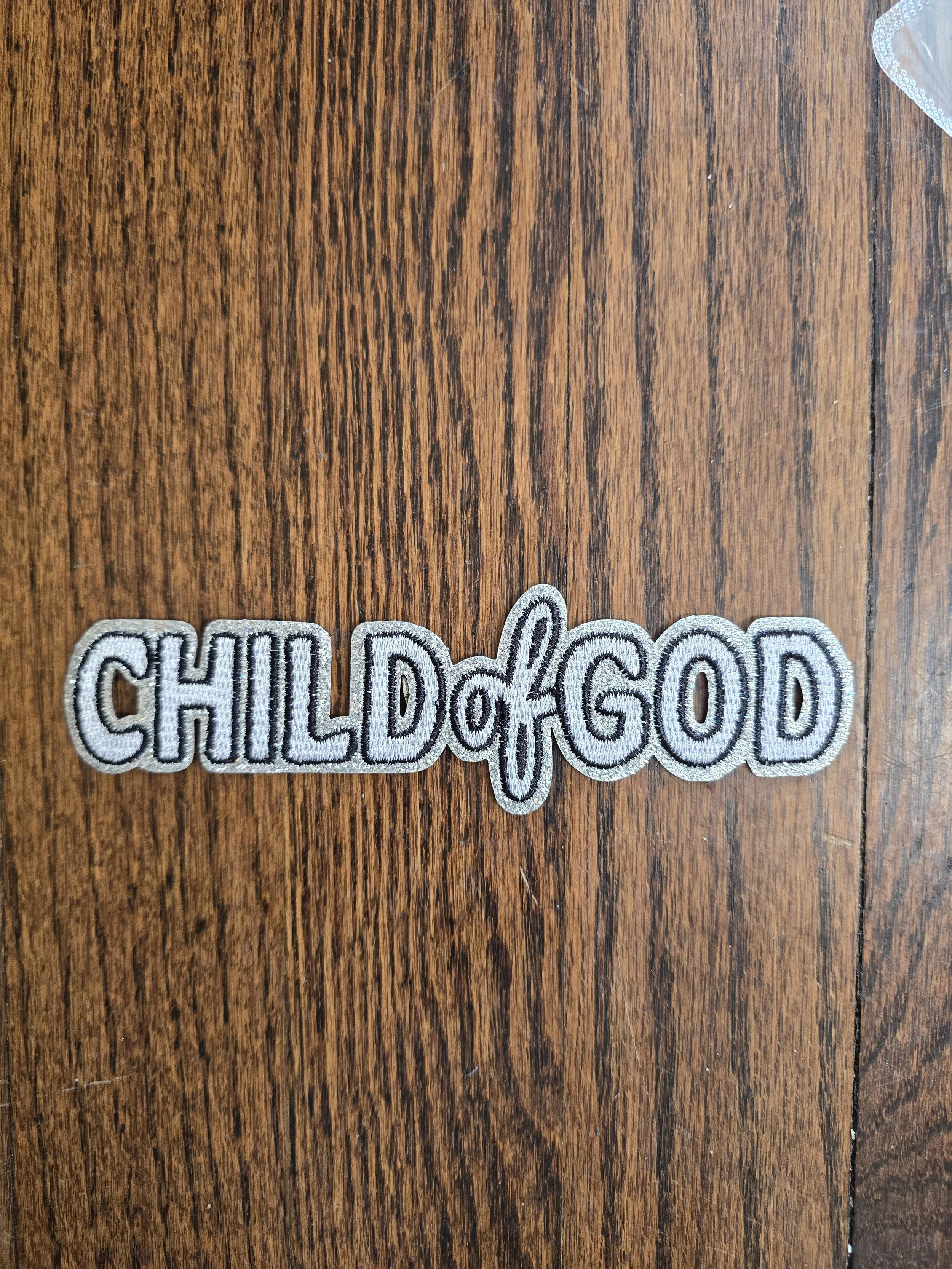 Child of God Embroidered Faith Patch