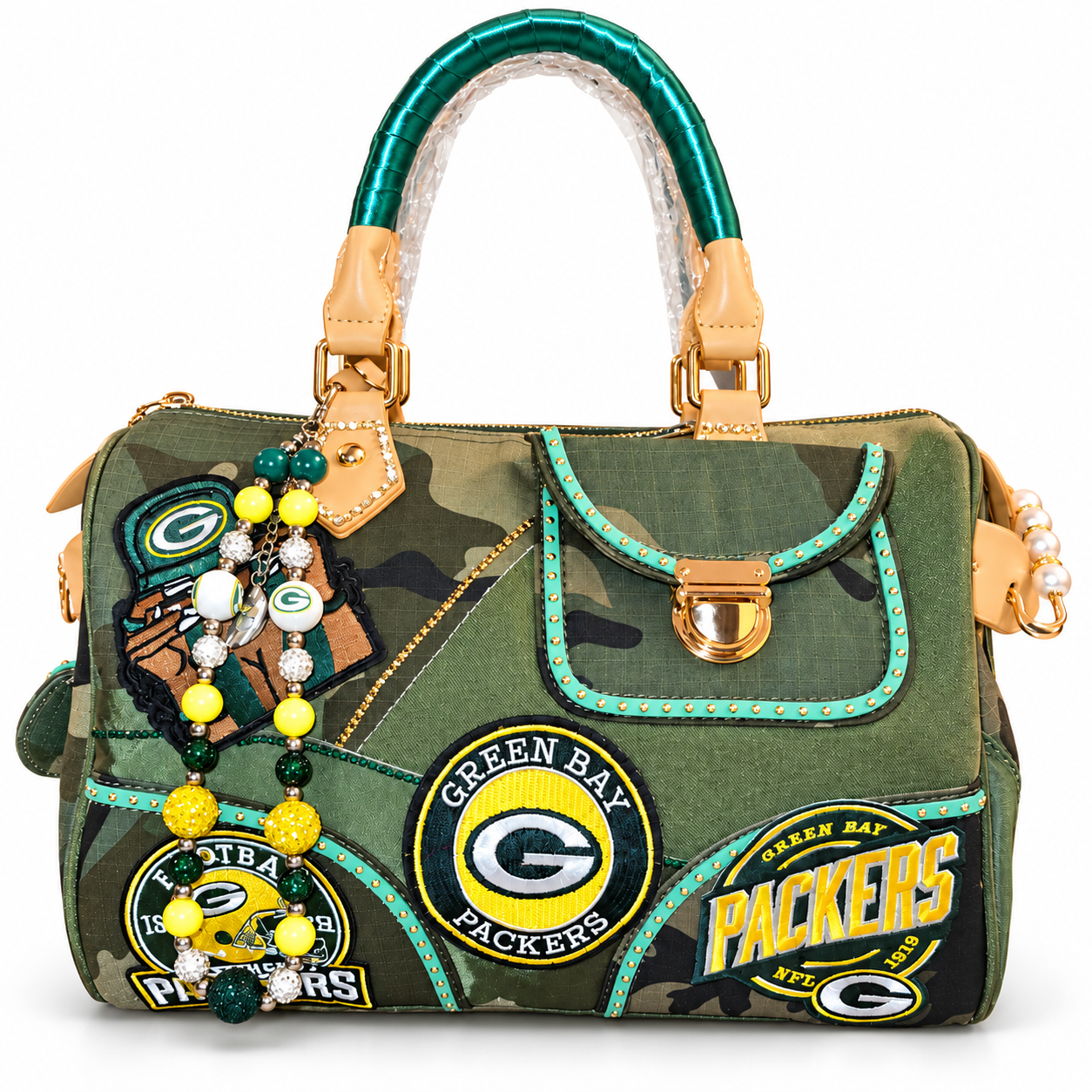 Green Bay Packers Camouflage Handbag.png