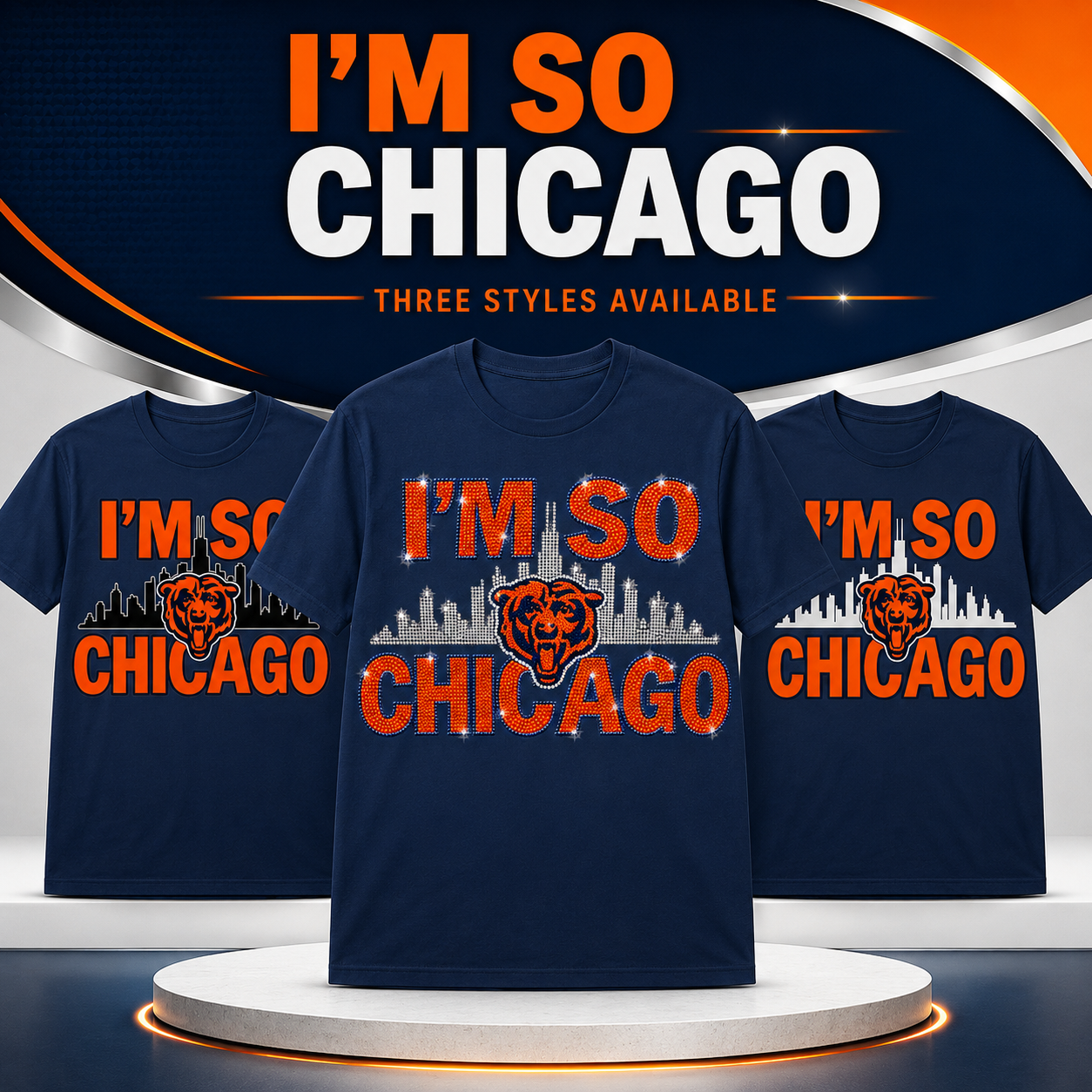 I’m So Chicago Football DTF T-Shirt