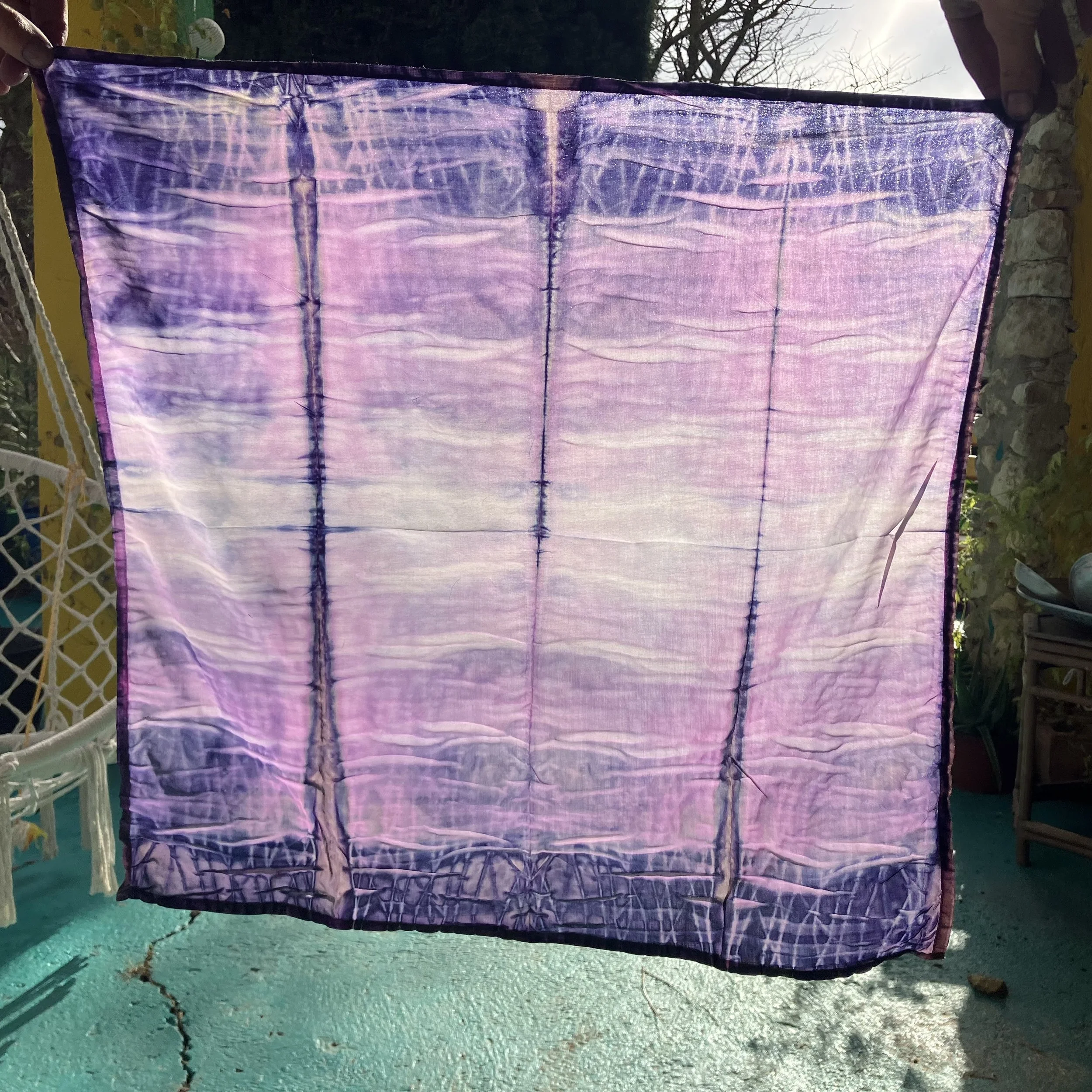 Bandana en coton bio · teinture végétale