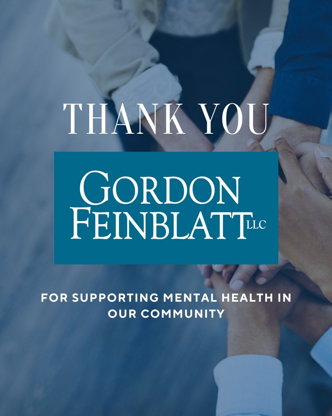 Thank you to this incredible sponsor, Gordon Feinblatt LLC, for their generous contribution to our Spring Awakening Celebration fundraiser! We are so grateful for their support in helping us achieve our fundraising goals. With their help, we can make