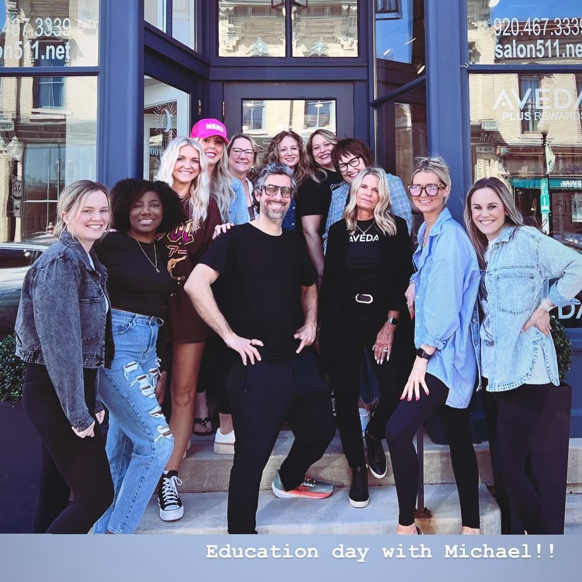 We 🖤 learning new techniques &amp; styles! Yesterday our stylists spent the day learning about men&rsquo;s cuts from Aveda&rsquo;s master stylist Michael!!

#salonandspa511 #avedasalonandspa #avedaeducation