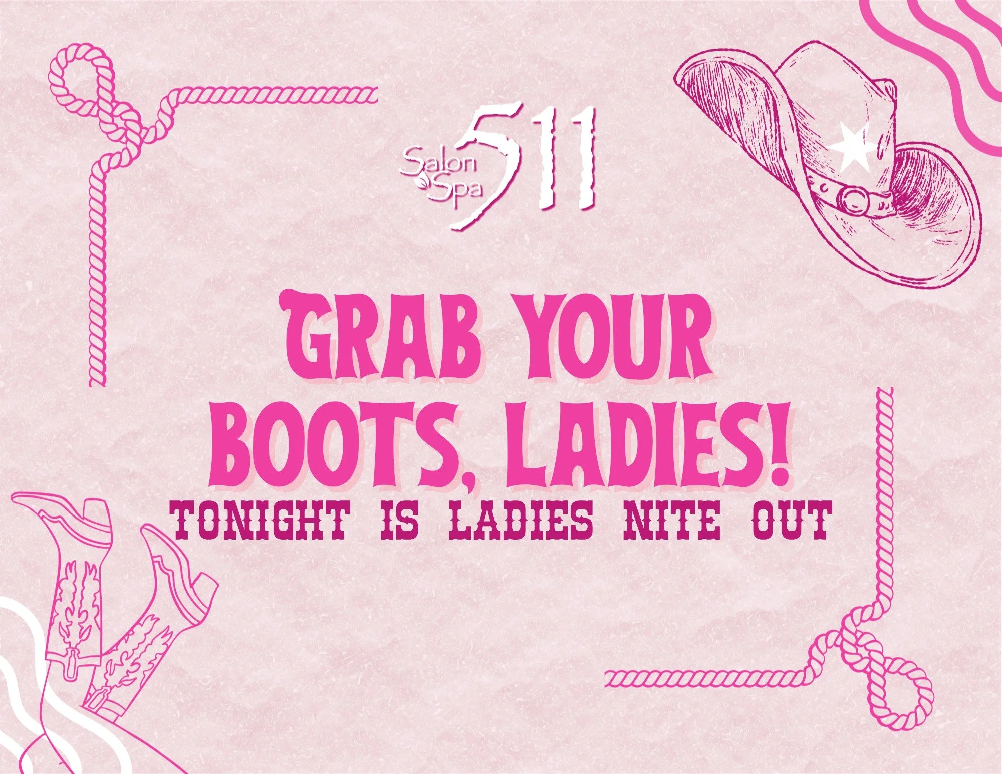 TONIGHT!! See you cowgirls downtown Sheboygan Falls for Ladies Nite Out!! 🤠🩷