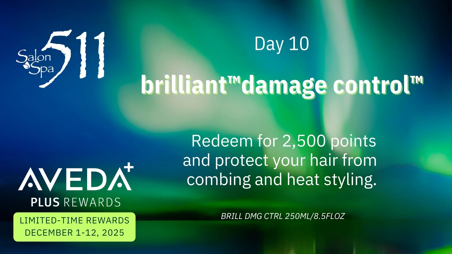DAY 10 OF AVEDA HOLIDAY CHEER!! ✨

Aveda Plus Rewards Members stop in to redeem!!

#salonandspa511 #avedasalon #avedaplusrewards
#avedaholidaycheer
