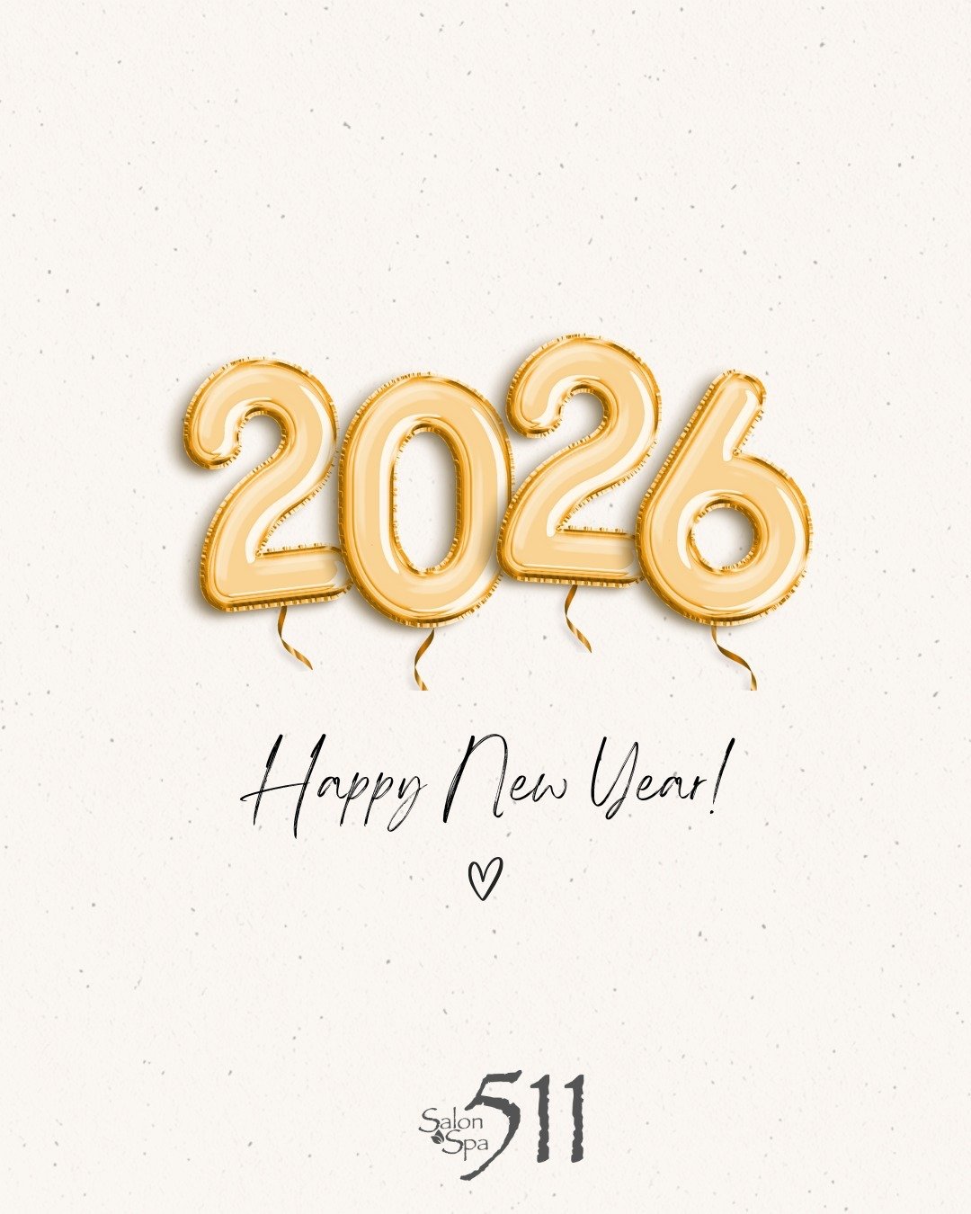 ✨🎉 Happy New Year from Salon &amp; Spa 511! 🎉✨

As we step into the New Year, we want to thank each of you for trusting us with your beauty, self-care, and special moments this past year. 💕
Here&rsquo;s to fresh starts, glowing skin, great hair da