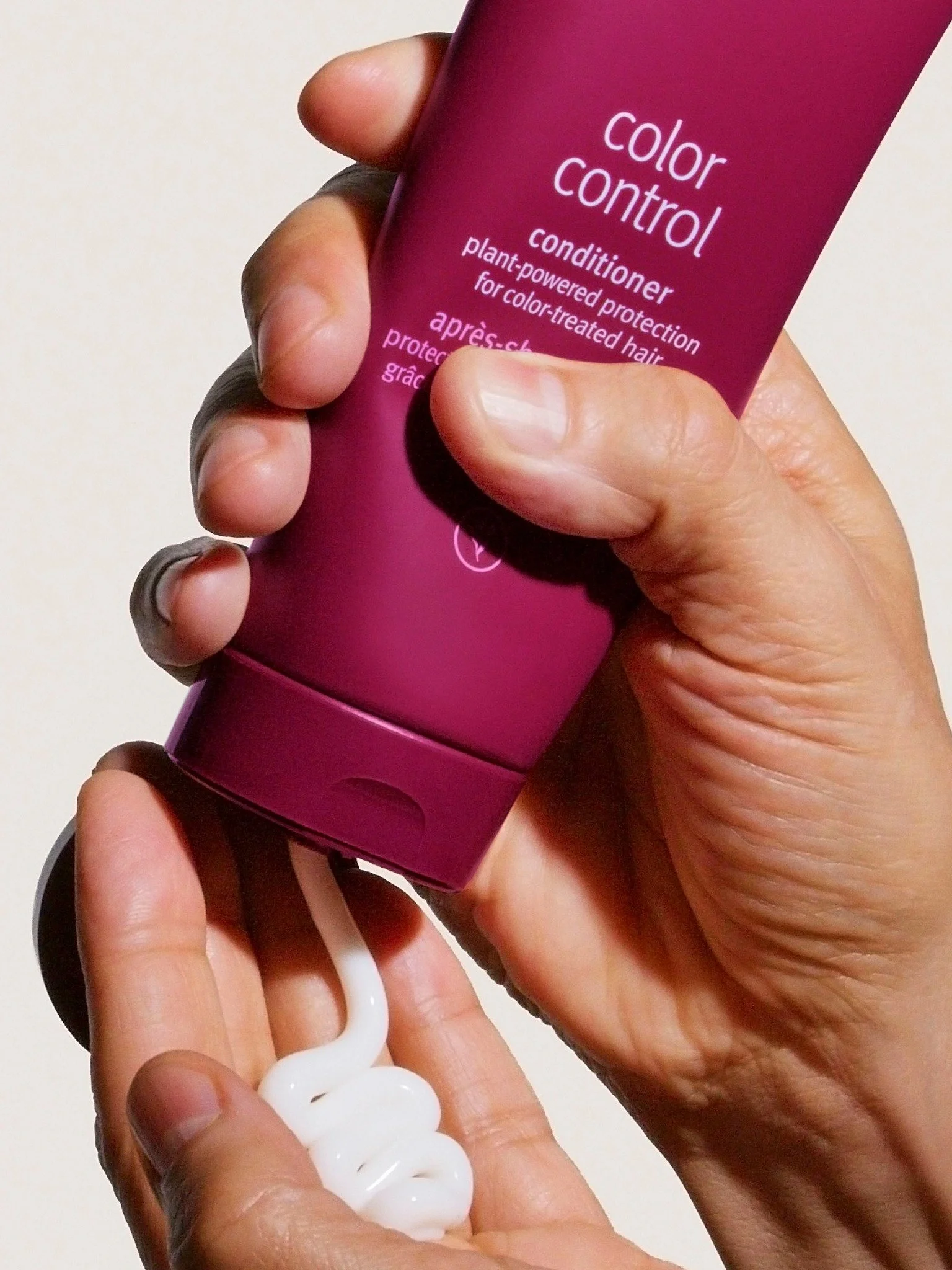 Aveda's Color Control is a must have for color-treated hair! 

Aveda Color Control Conditioner helps protect against fade while leaving hair soft, shiny, and weightless. This 100% vegan, silicone-free formula detangles, seals the cuticle, and keeps y