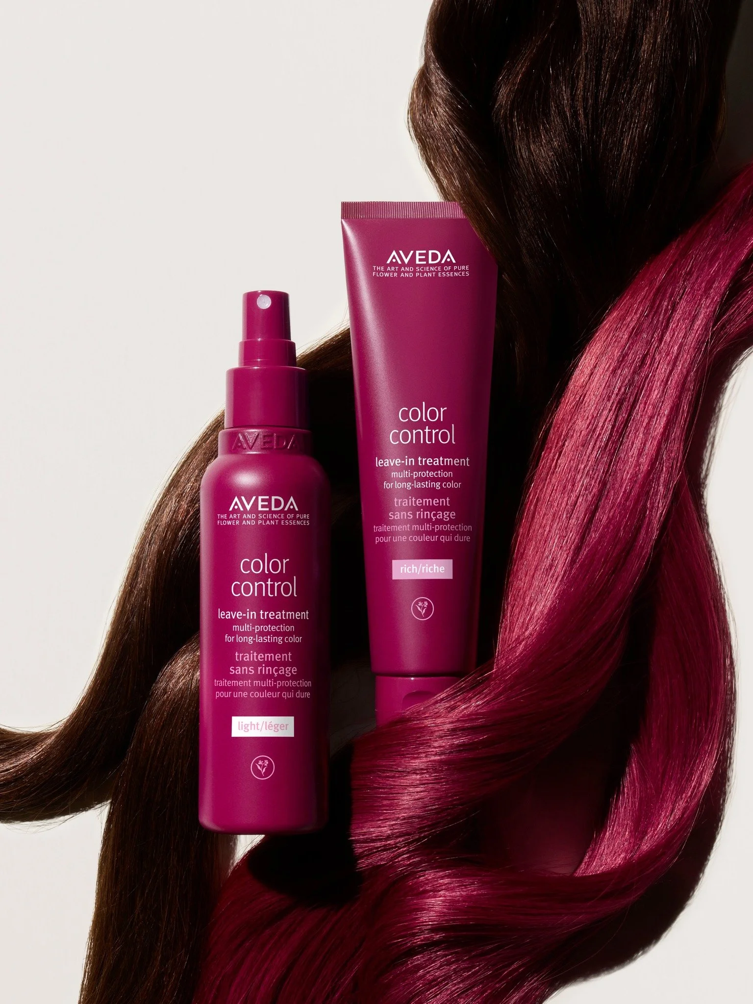Keep your color looking fresh long after you leave the chair 🎨✨ 

Aveda Color Control Leave-In Treatment, infused with apricot oil, is a 100% vegan, silicone-free formula that helps protect color vibrancy for up to 12 weeks*. Designed to defend agai