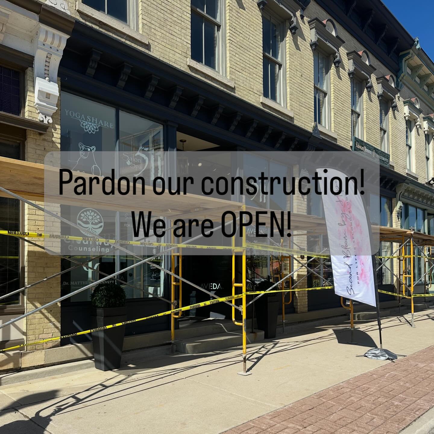 Pardon our construction!! 🚧 
We are OPEN!