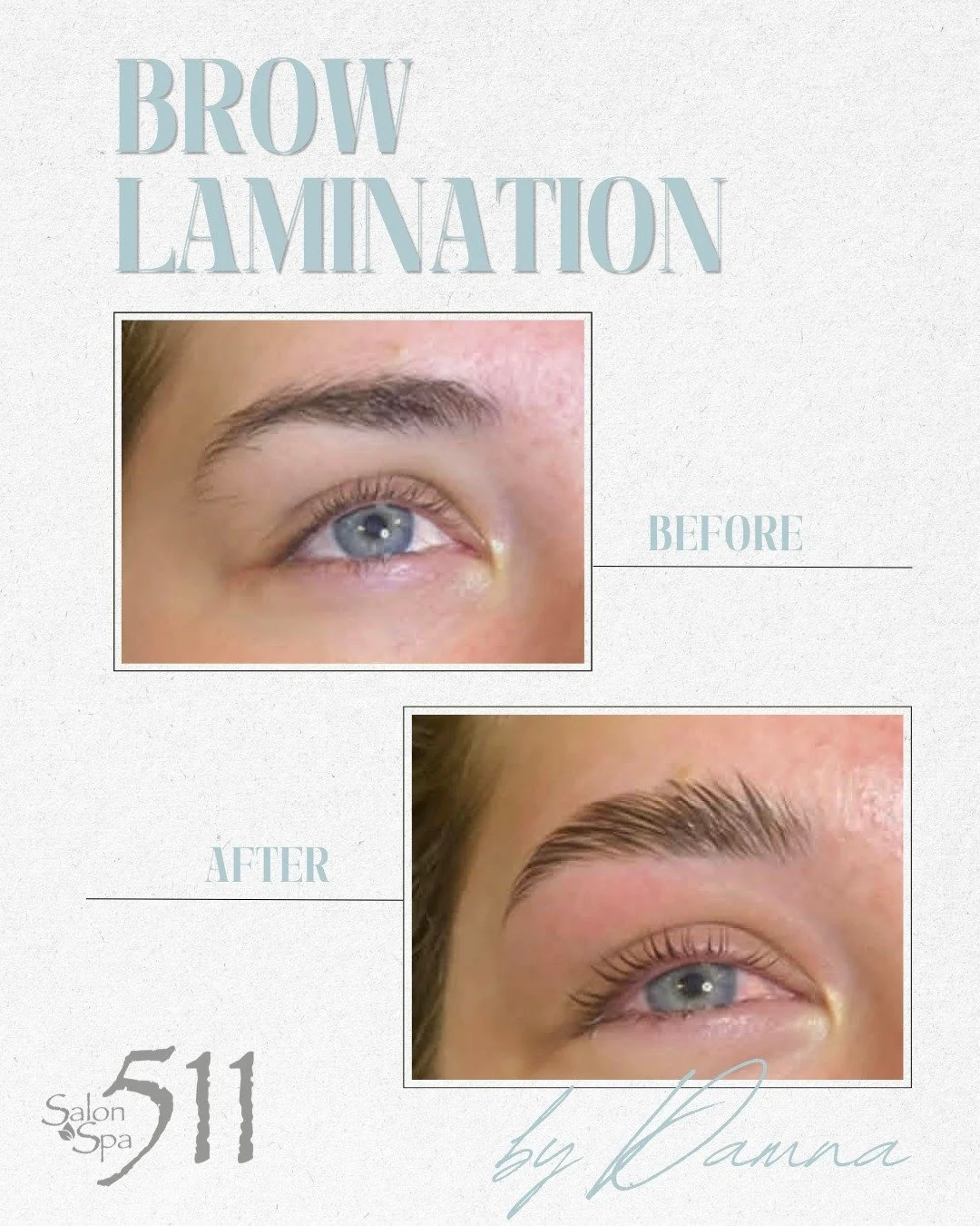 Brow Lamination!

Openings this week with Danna:
Mon 11am-2pm + 4:15pm-5pm
Wed 2pm-5pm
Sat 8am-3pm

Brows, Lashes, Waxing, Facials!! 

 Book Now >> https://login.meevo.com/Salon511/ob?locationId=102429...
#salonandspa511 #booknow