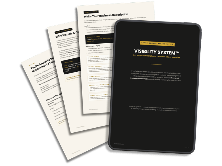 The Visibility System - Google Business Profile Edition