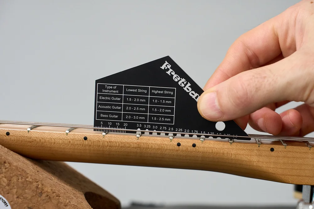 Vérificateur De Niveau De Frettes Pour Guitare, Set De Précision En